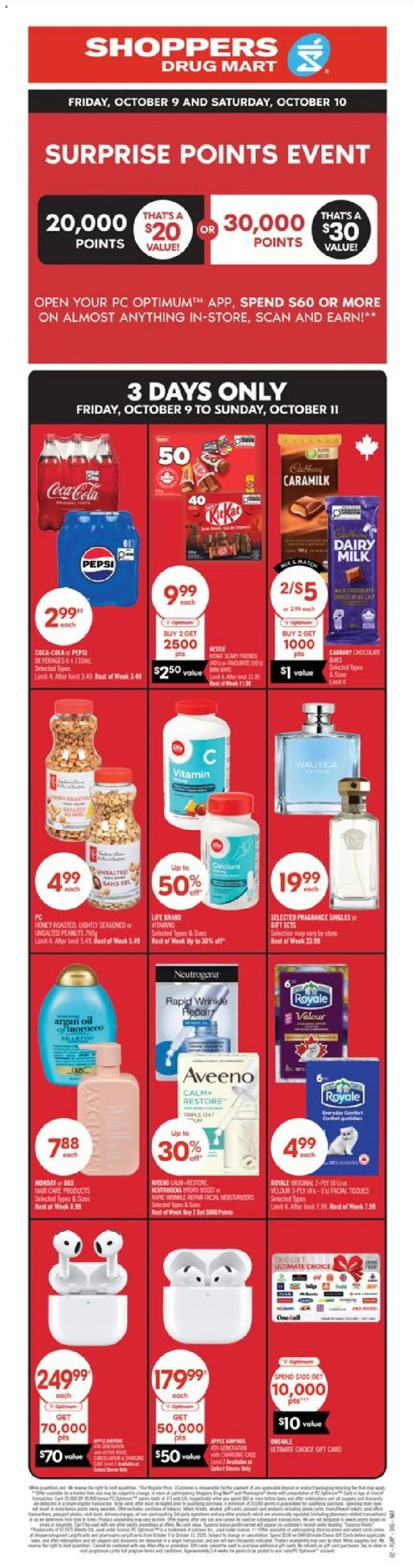 Shoppers Friday, October 9 Top Hampers