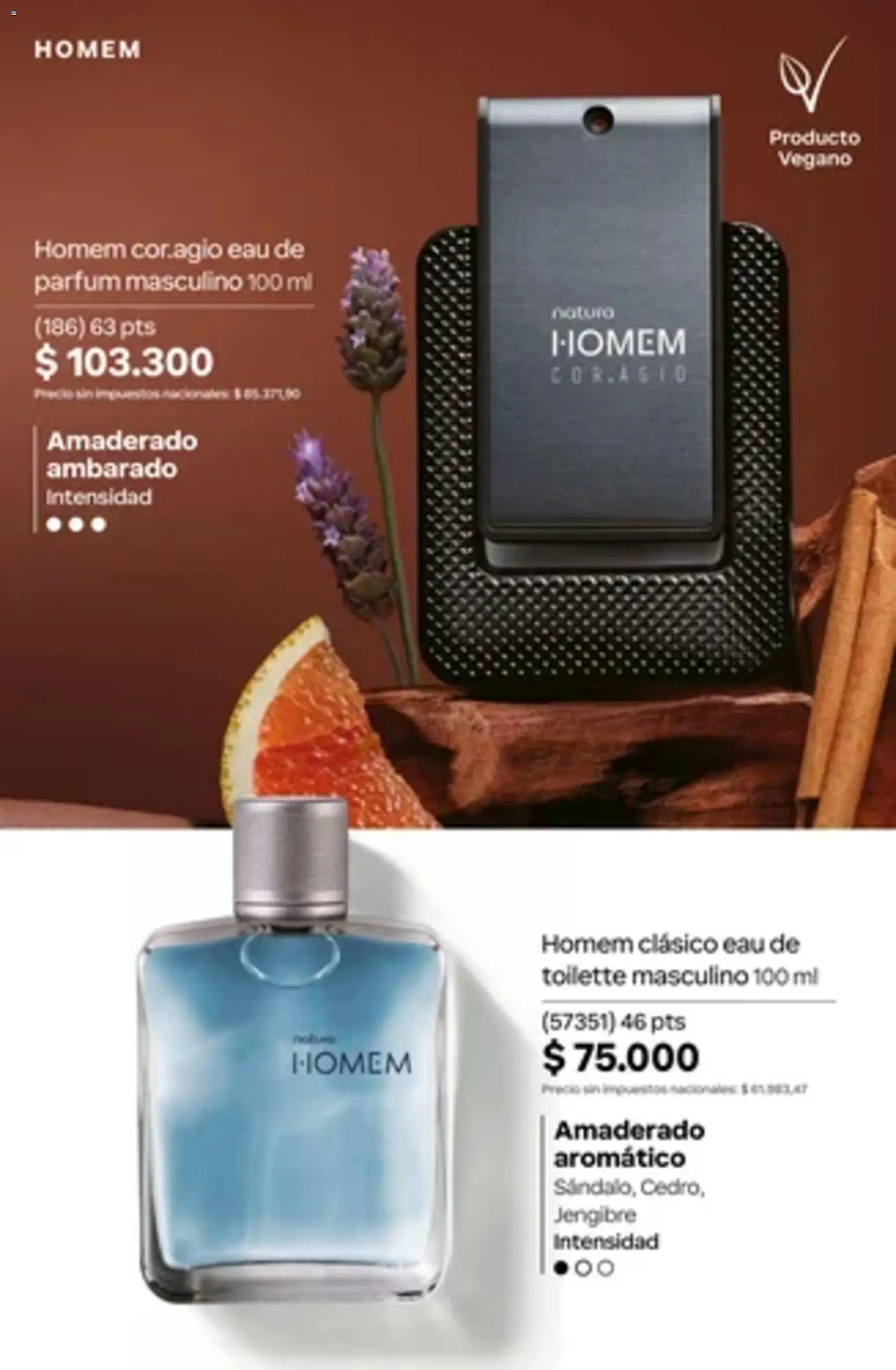 Catálogo Natura Ciclo 14 │ válido desde el 01/10/2026 | Página: 93 | Productos: Eau de toilette, Jengibre