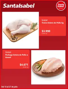 Santa Isabel Ofertas válido desde el 12.07.2026 | Página: 5 | Productos: Pollo