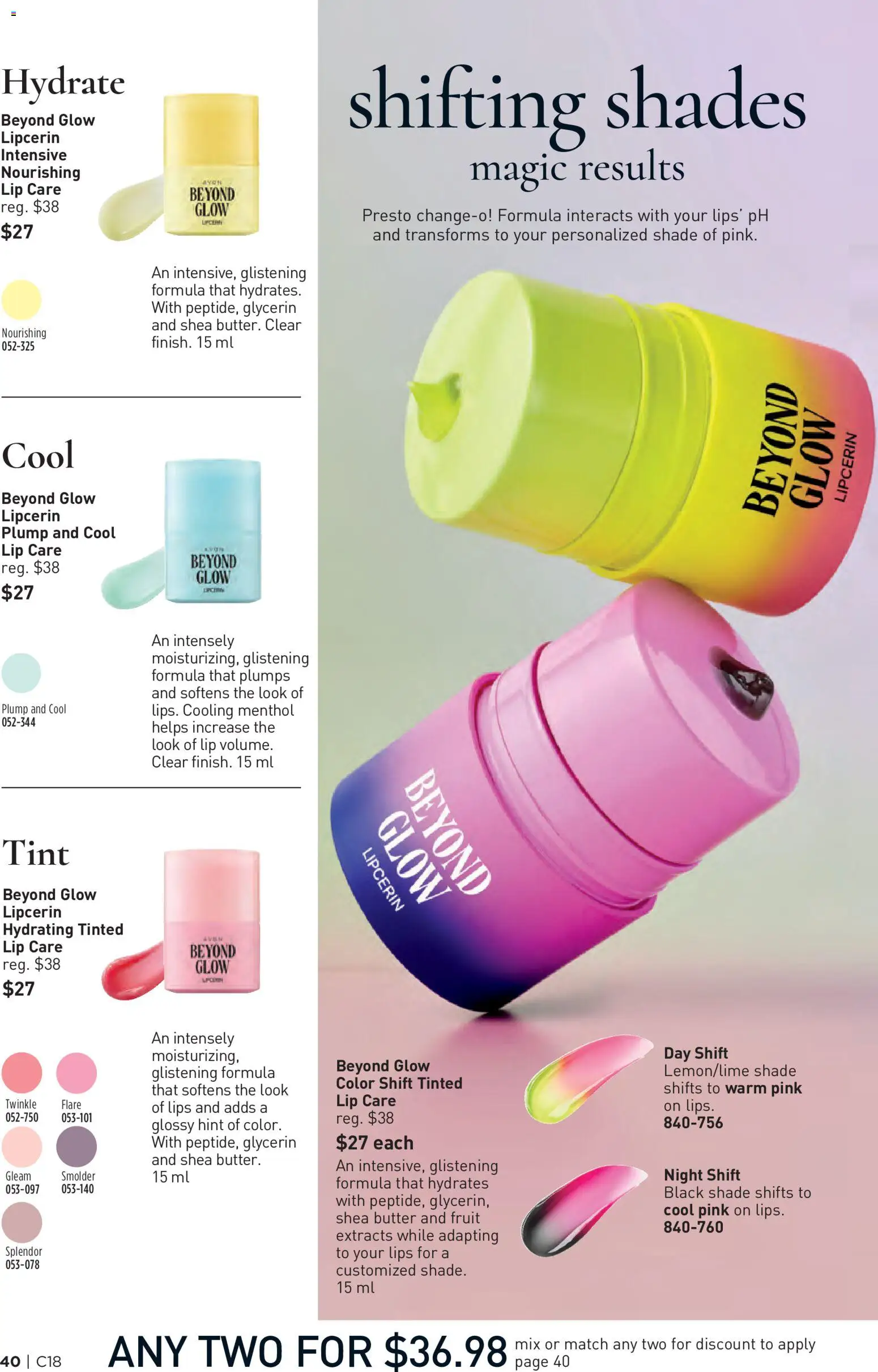 Avon flyer valid from Aug 27, 2026 | Page: 40 | Products: Fruit, Butter, Shea butter