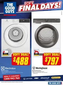 Preview of The Good Guys catalogue EOFY - valid from 25/06/2026 | Page: 11 | Products: Dryer