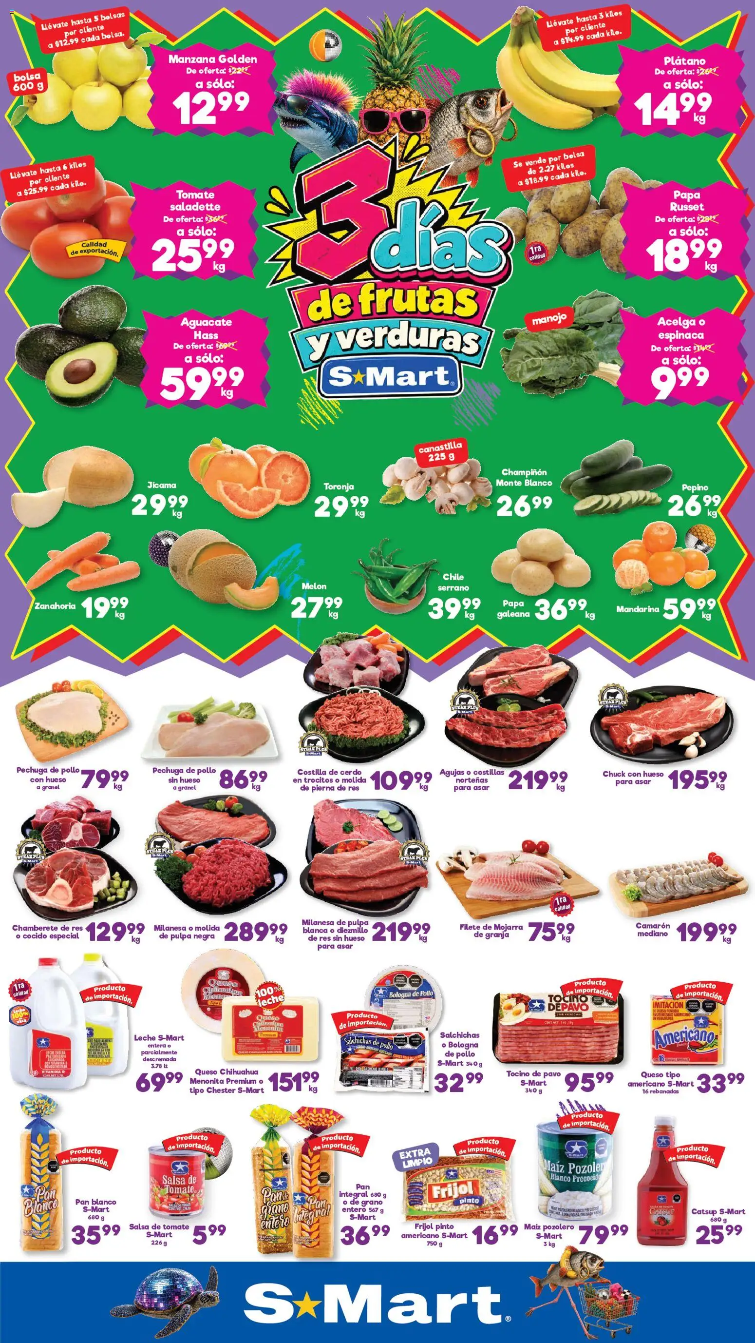 Nuevas ofertas de S-Mart válidas en toda la República Mexicana desde el 27/10/2026. ¡Encuentra las mejores ofertas en S-Mart folleto Monterrey! | Página: 1