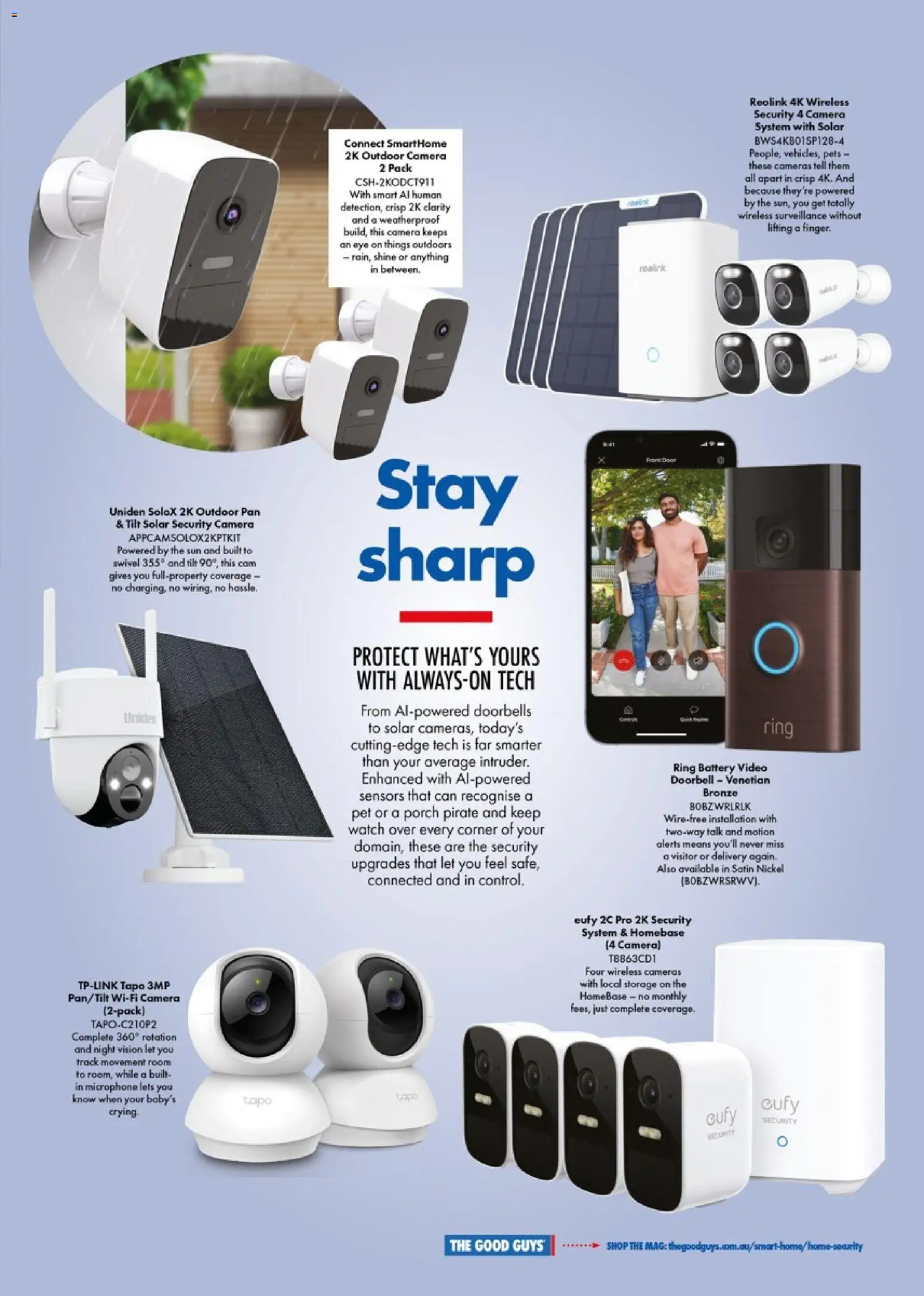 The Good Guys catalogue - valid from 03.06.2026 | Page: 3 | Products: Door, Doorbell, Camera, Microphone