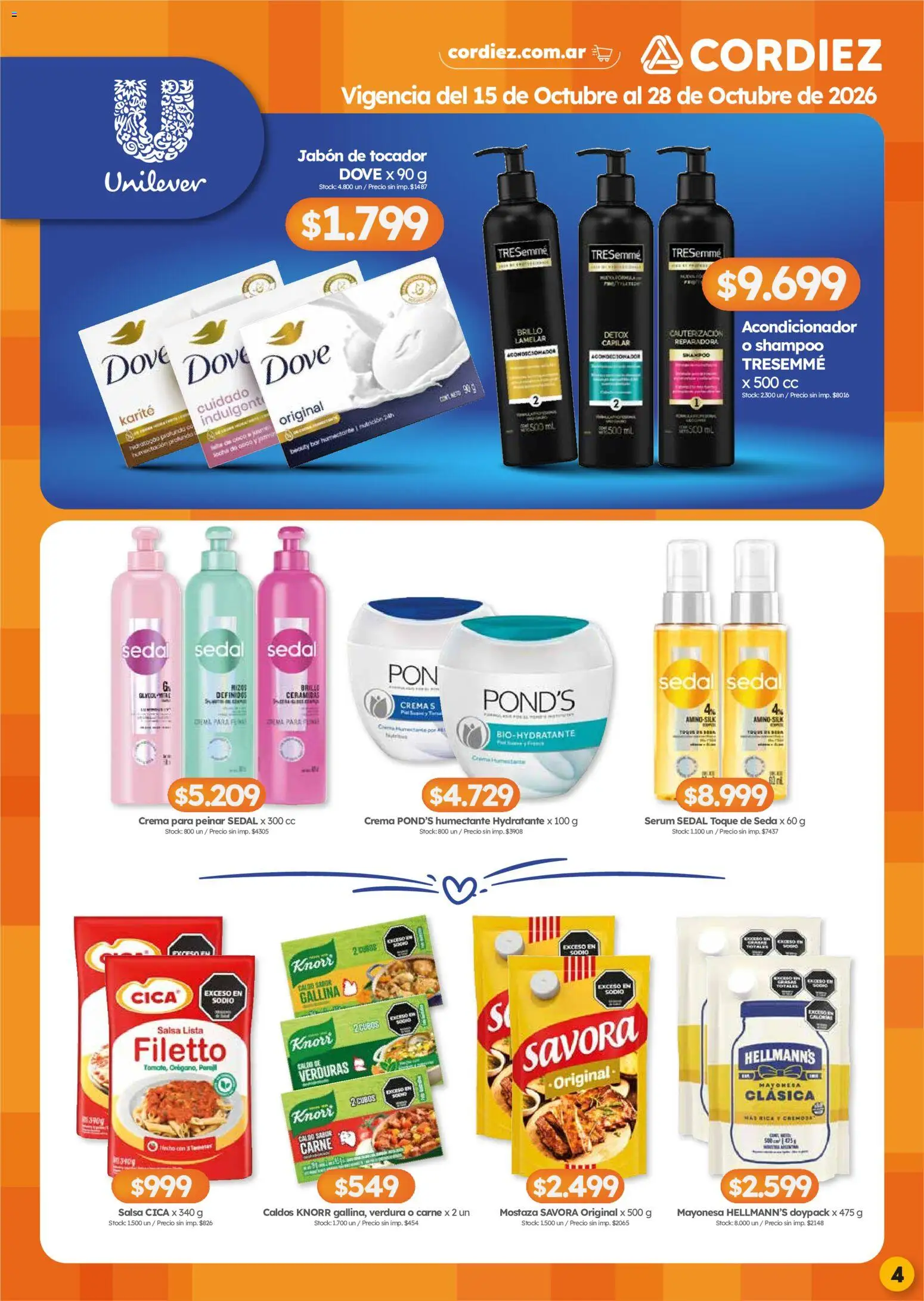 Cordiez - Marcas destacadas │ válido desde el 15/10/2026 | Página: 4