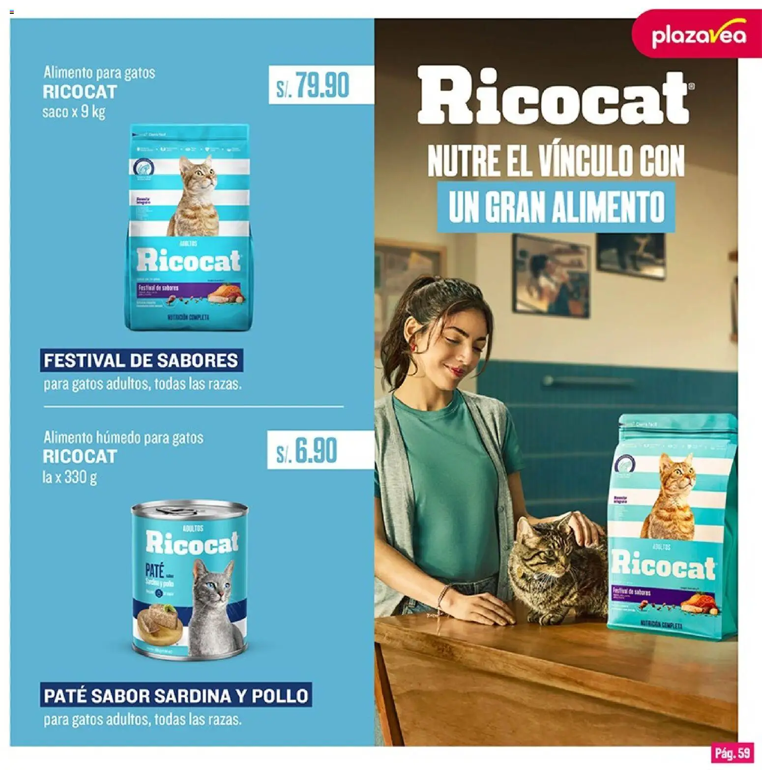 Catálogo Plaza Vea válido desde 01/09/2026 | Página: 59 | Productos: Pollo, Saco