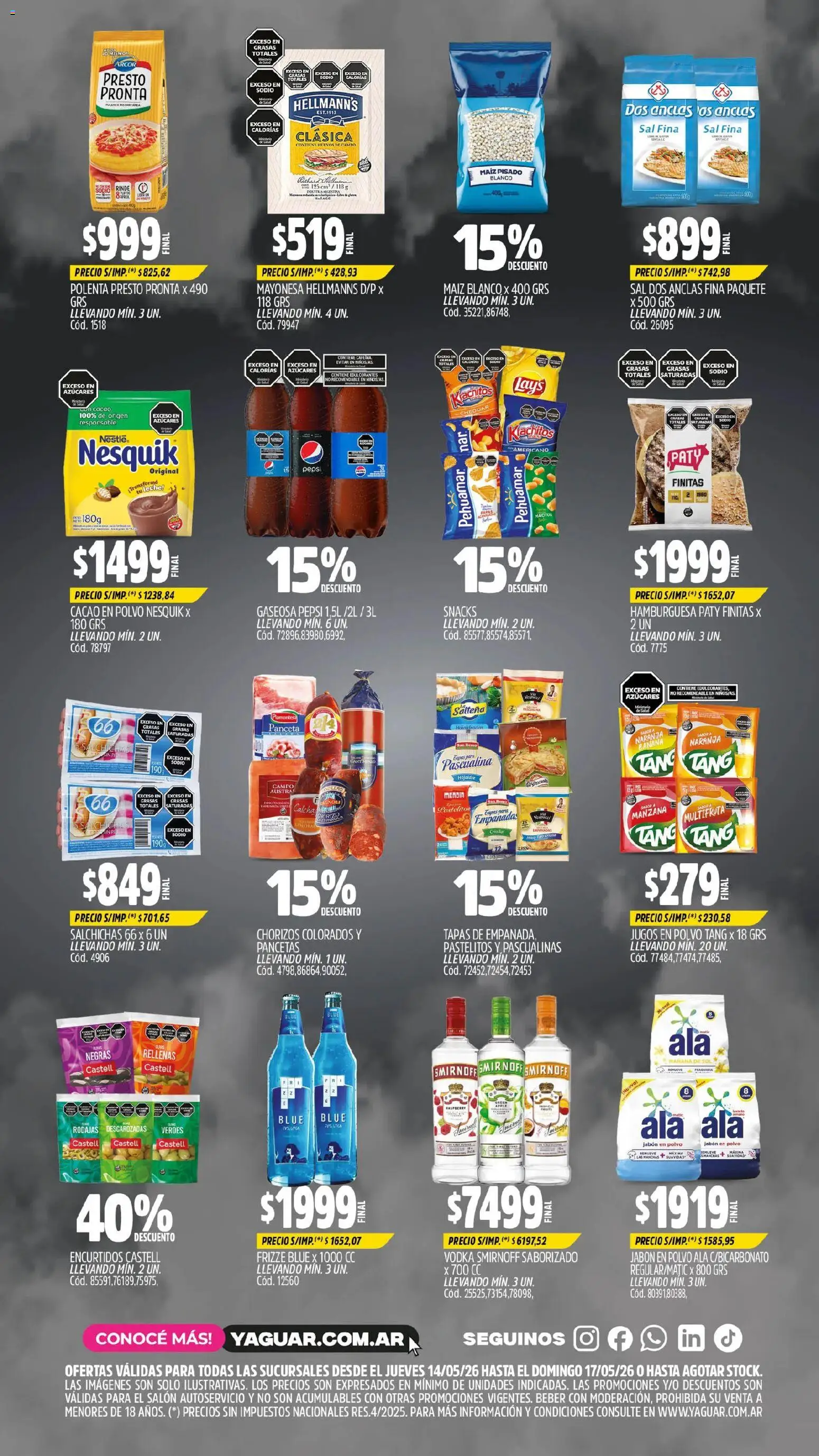 Yaguar - Oferta Mayoristas BA-PQUECHA │ válido desde el 14.05.2026 | Página: 2