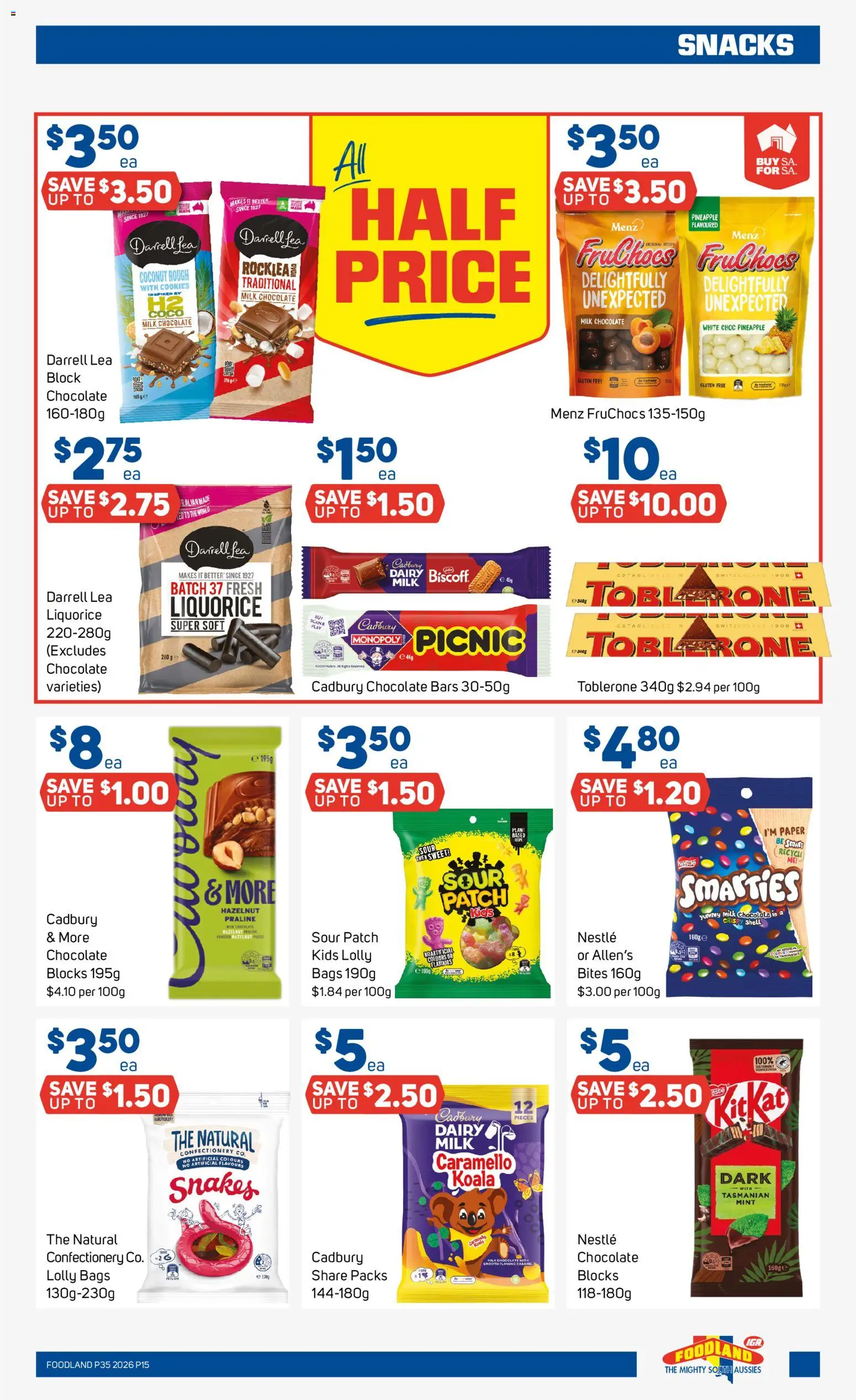 Foodland catalogue - valid from 25/08/2026 | Page: 15 | Products: Plant, Milk, Dairy, Chocolate