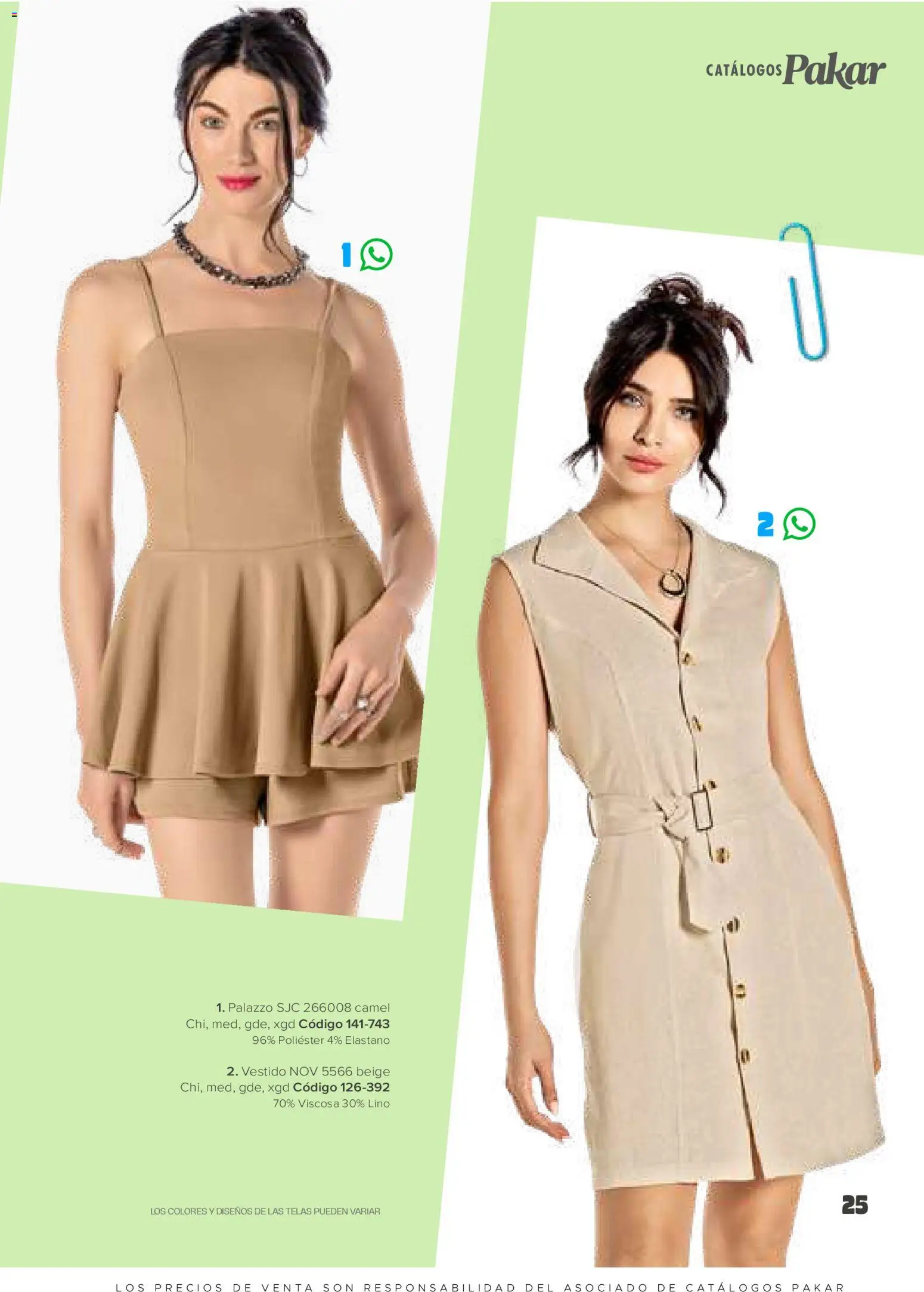 Nuevas ofertas de SC Pakar válidas en toda la República Mexicana desde el 30.01.2026. ¡Encuentra las mejores ofertas en SC Pakar catálogo Ropa! | Página: 25 | Productos: Vestido, Palazzo