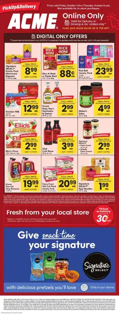 Preview of Acme weekly ads valid from 10/02/2026