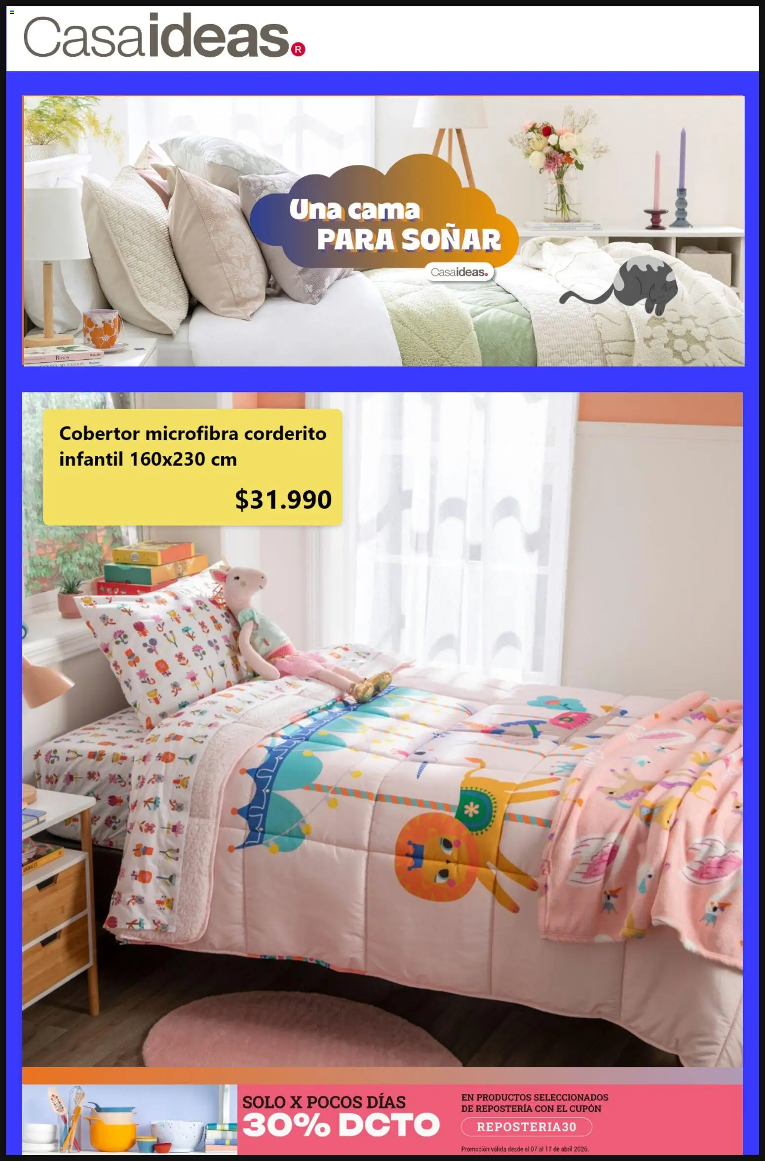 Casaideas Ofertas │ válido desde el 26.05.2026 | Página: 3 | Productos: Cobertor, Cama