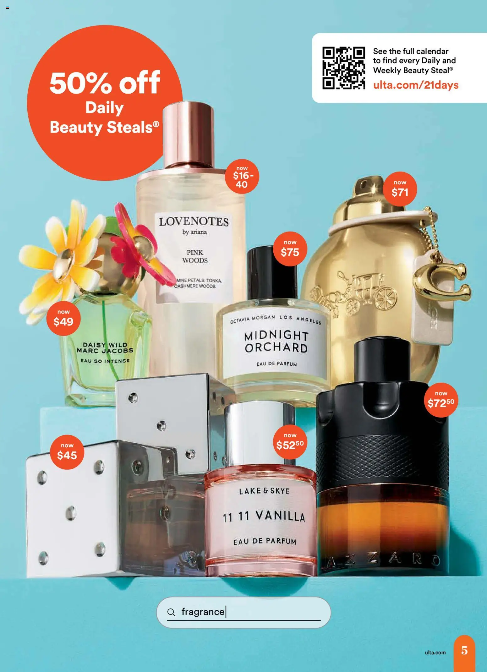 Ulta Beauty Weekly Ad - valid from 08/28/2026 | Page: 5 | Products: Fragrance, Vanilla