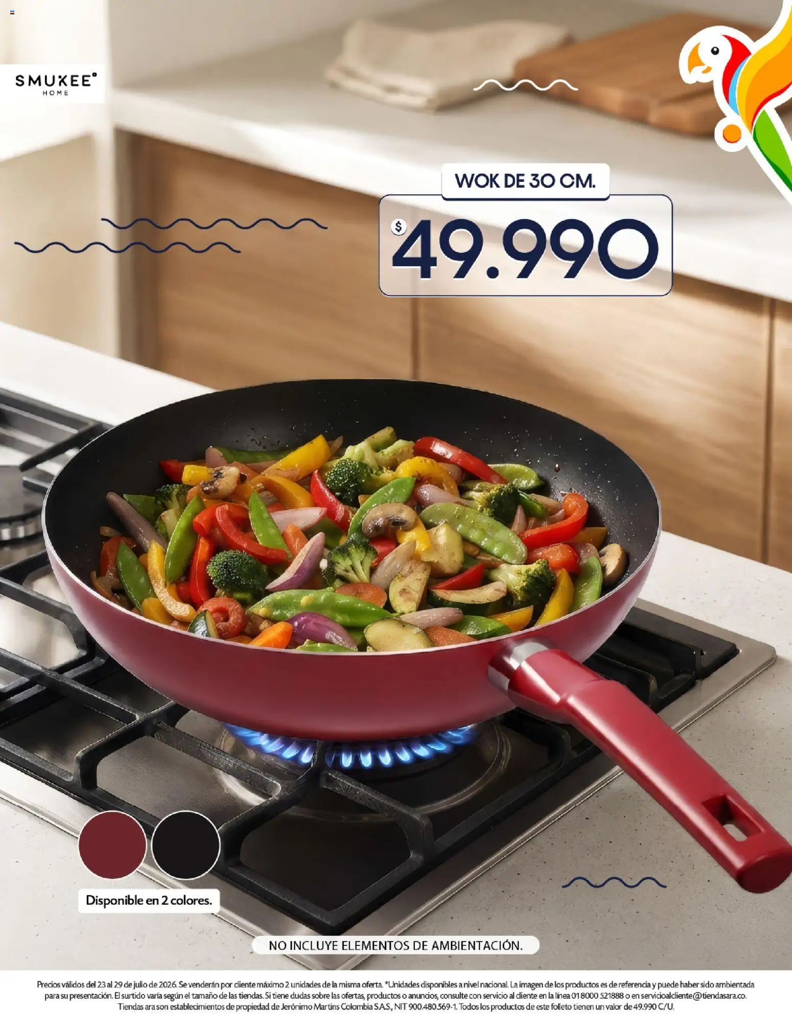Ara revista - valida desde el 23/07/2026 | Página: 8 | Productos: Sobre, Wok