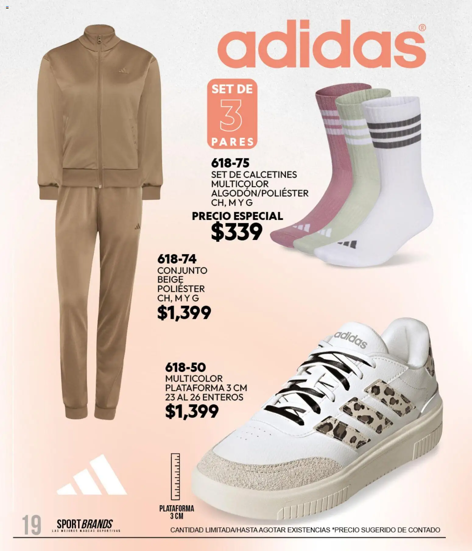 Nuevas ofertas de Cklass válidas en toda la República Mexicana desde el 11/09/2026. ¡Encuentra las mejores ofertas en Cklass catálogo Sportbrands Caballero Invierno! | Página: 147 | Productos: Calcetines, Conjunto