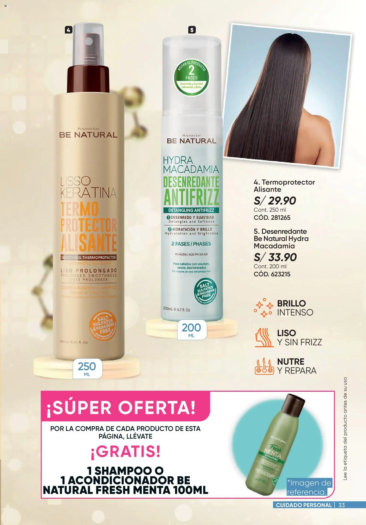 Catálogo Azzorti válido desde 14/08/2026 | Página: 33 | Productos: Shampoo, Acondicionador