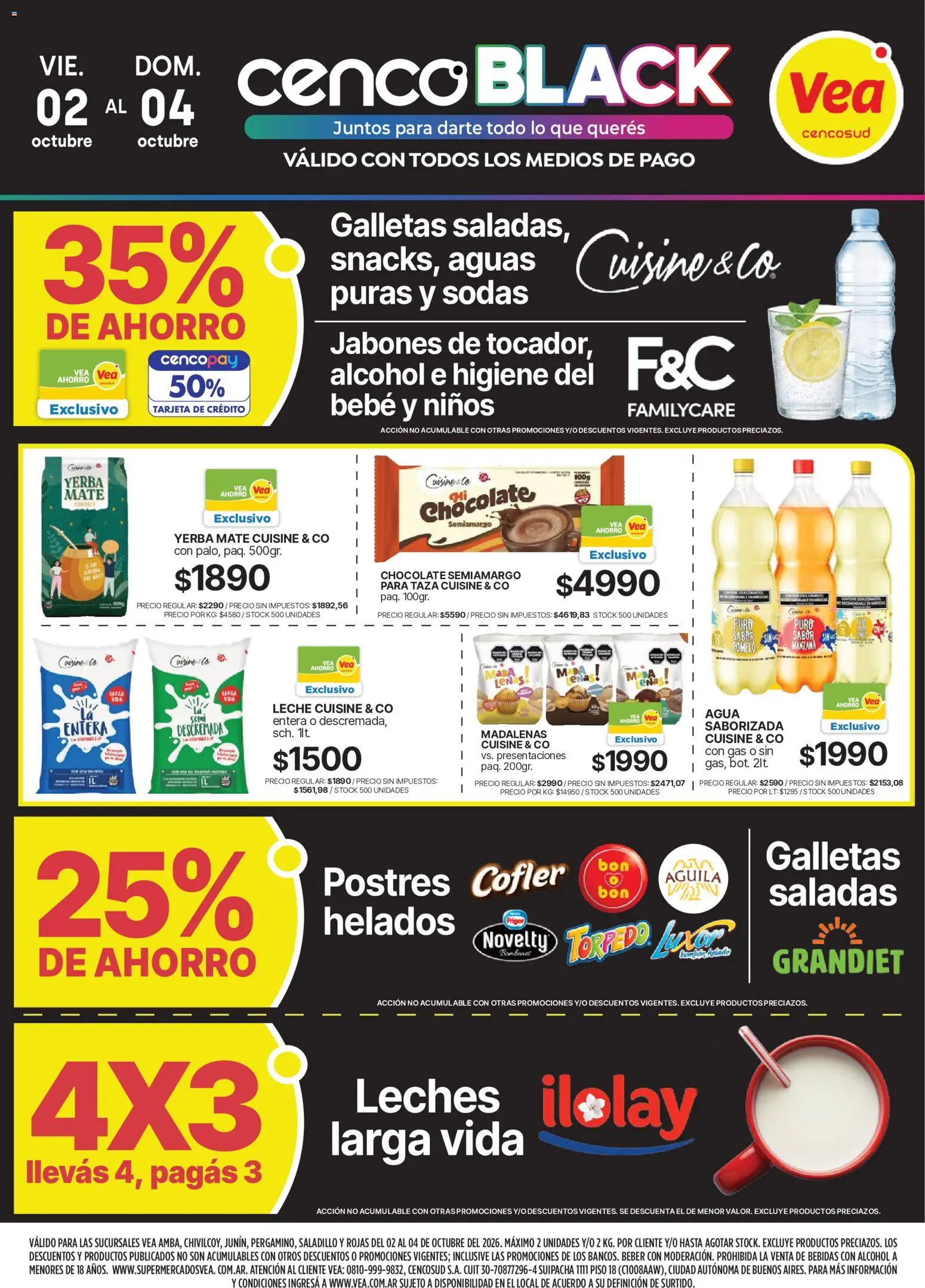 Vea - CENCO BLACK │ válido desde el 02/10/2026 | Página: 4