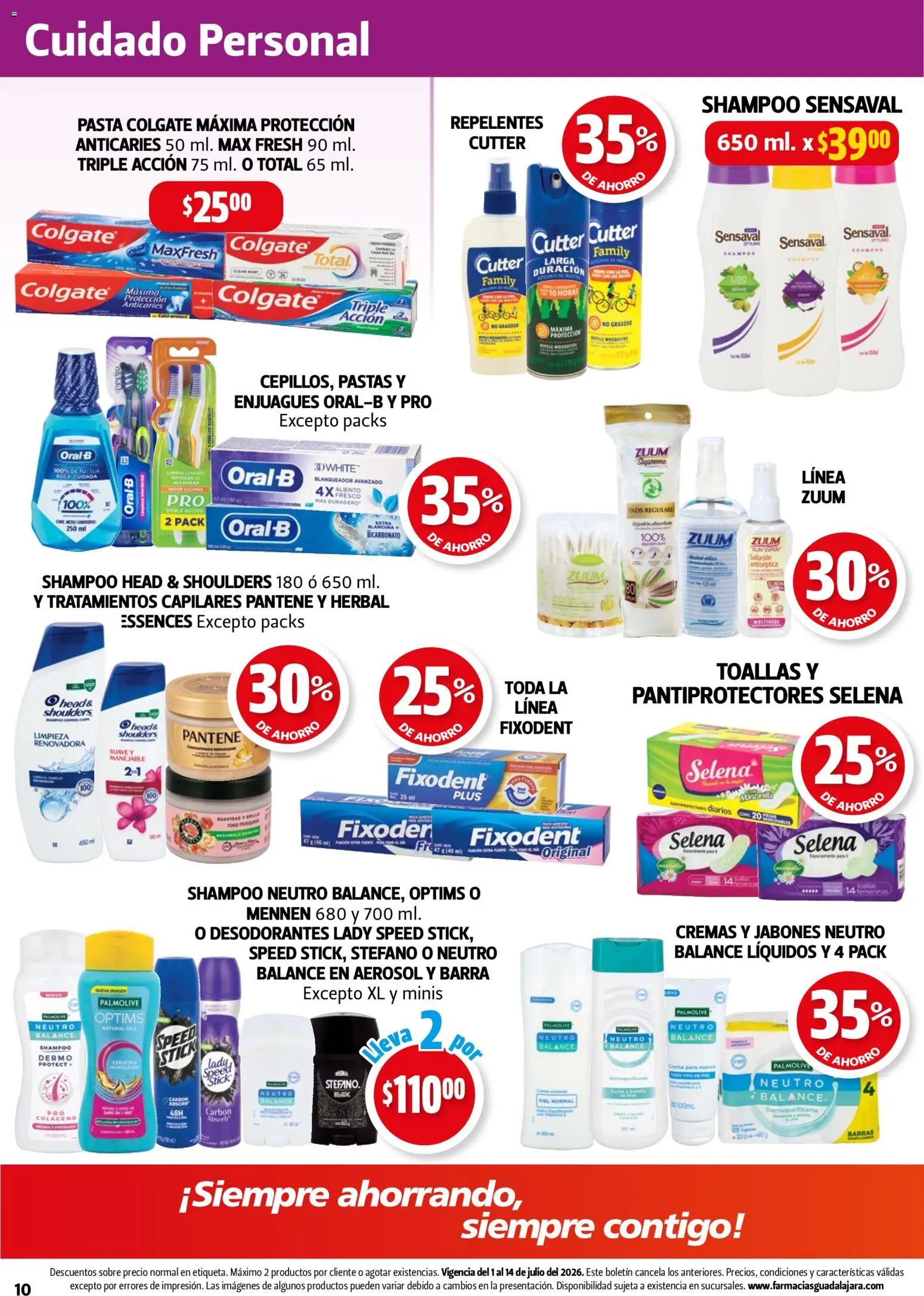 Nuevas ofertas de Farmacia Guadalajara válidas en toda la República Mexicana desde el 01/07/2026. ¡Encuentra las mejores ofertas en Farmacia Guadalajara catálogo! | Página: 10