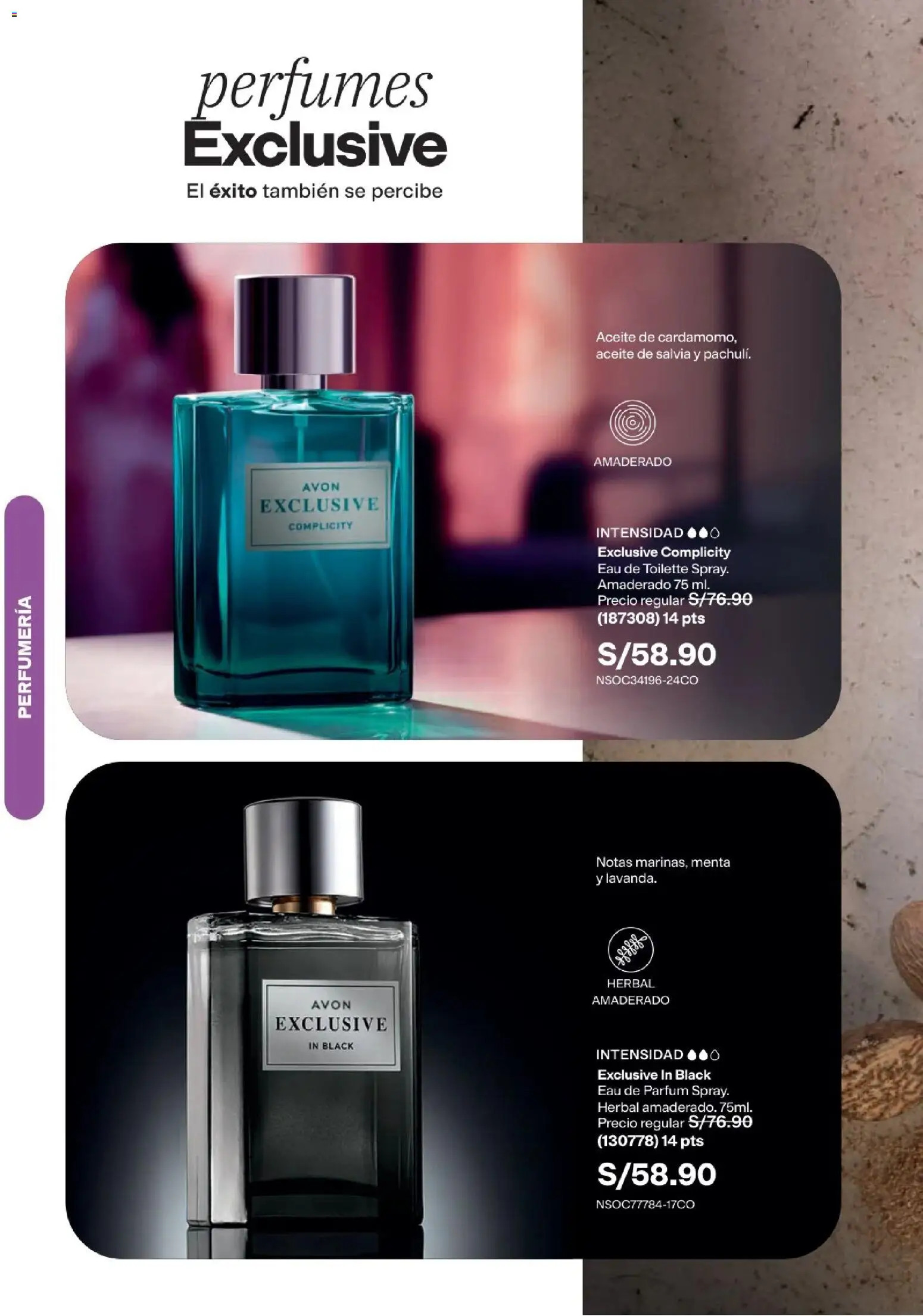 Catálogo Avon válido desde 11/08/2026 | Página: 105 | Productos: Perfumes, Aceite, EAU de Toilette