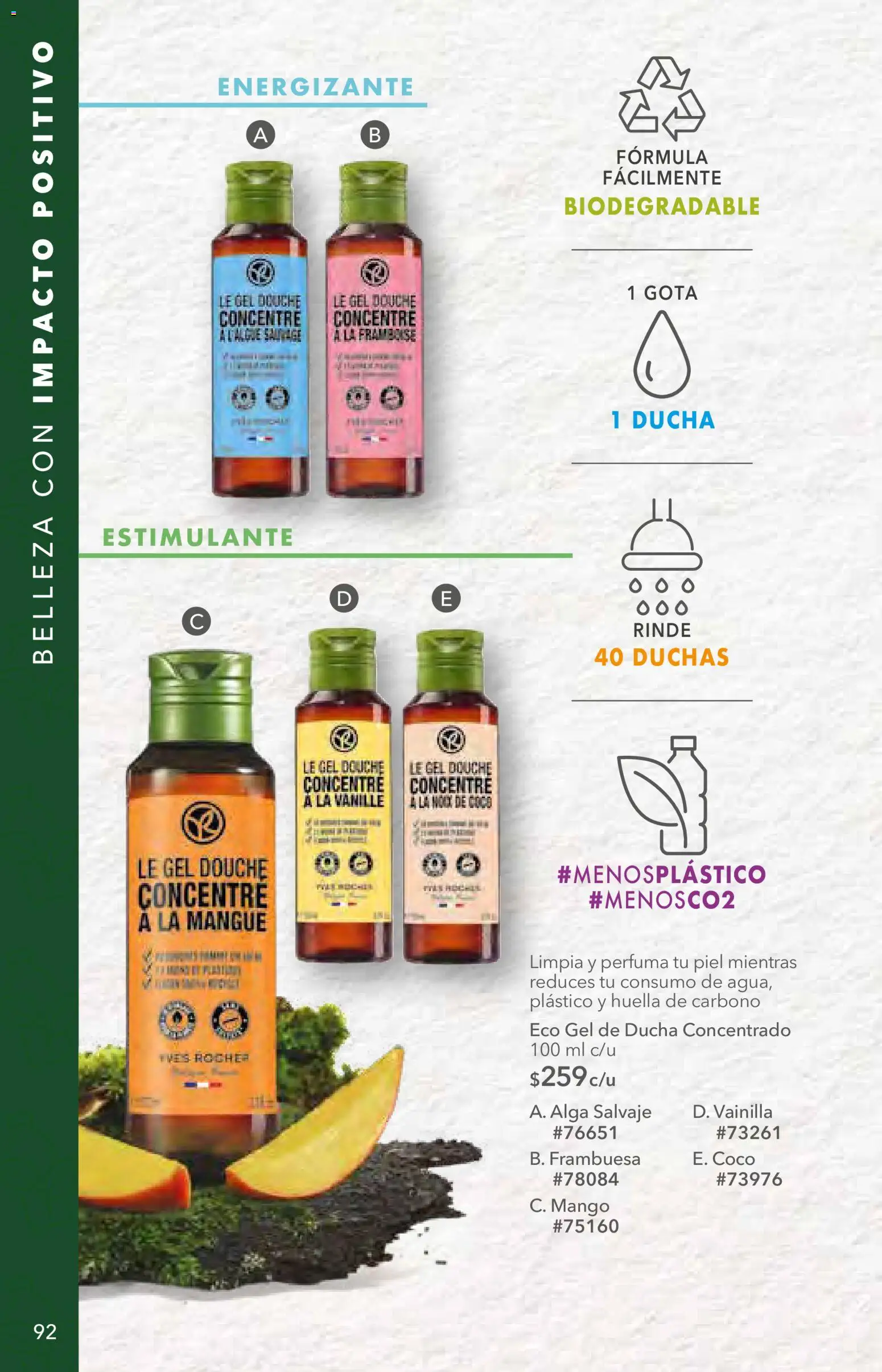 Nuevas ofertas de Yves Rocher válidas en toda la República Mexicana desde el 12.05.2026. ¡Encuentra las mejores ofertas en Yves Rocher campaña 7 2026! | Página: 94 | Productos: Mango, Gel de ducha