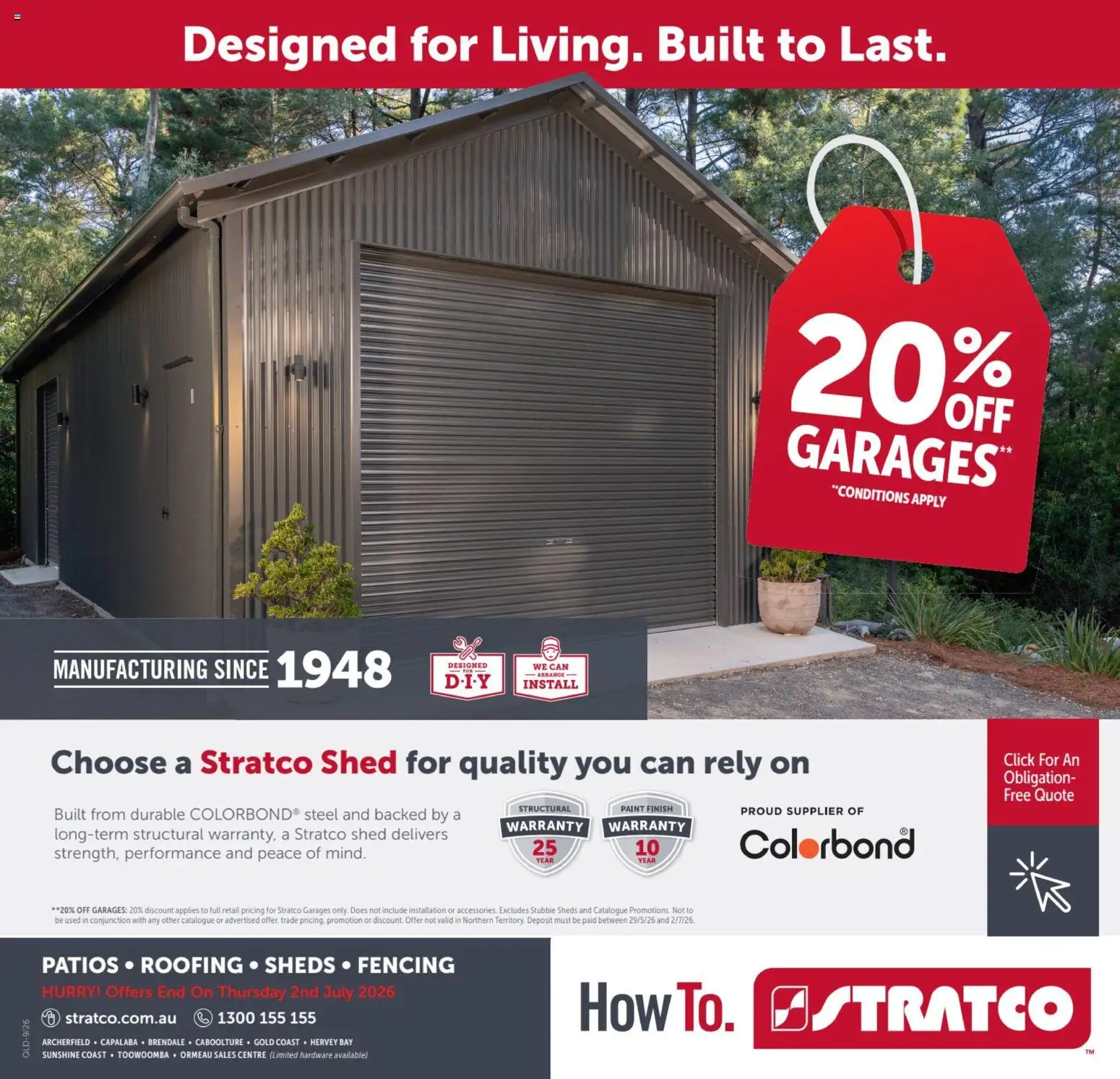 Stratco catalogue - valid from 29.05.2026 | Page: 20 | Products: Shed