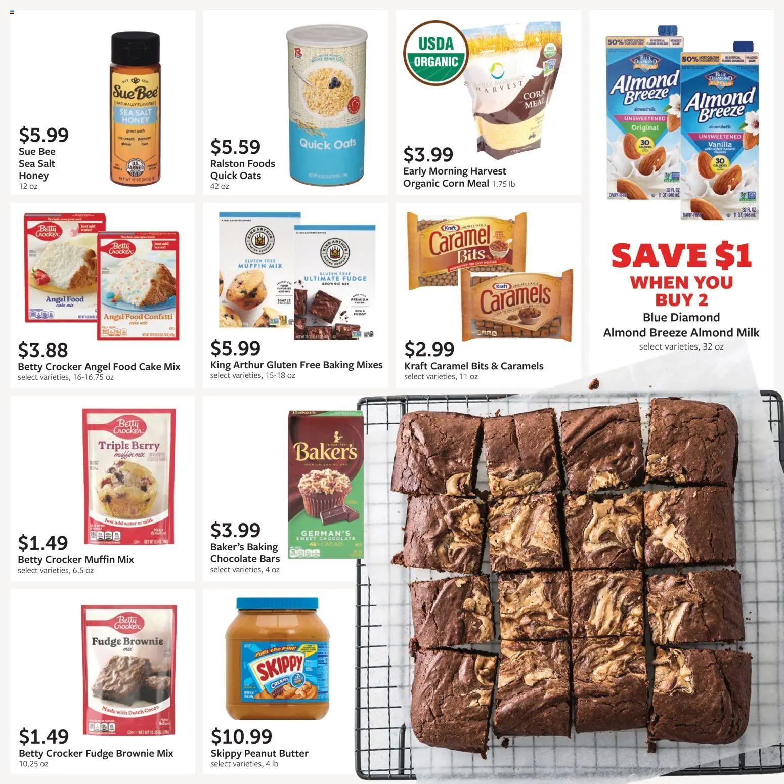 Fareway Monthly Ad - valid from 08/31/2026 | Page: 16 | Products: Honey, Chocolate, Angel Food Cake, Peanut butter