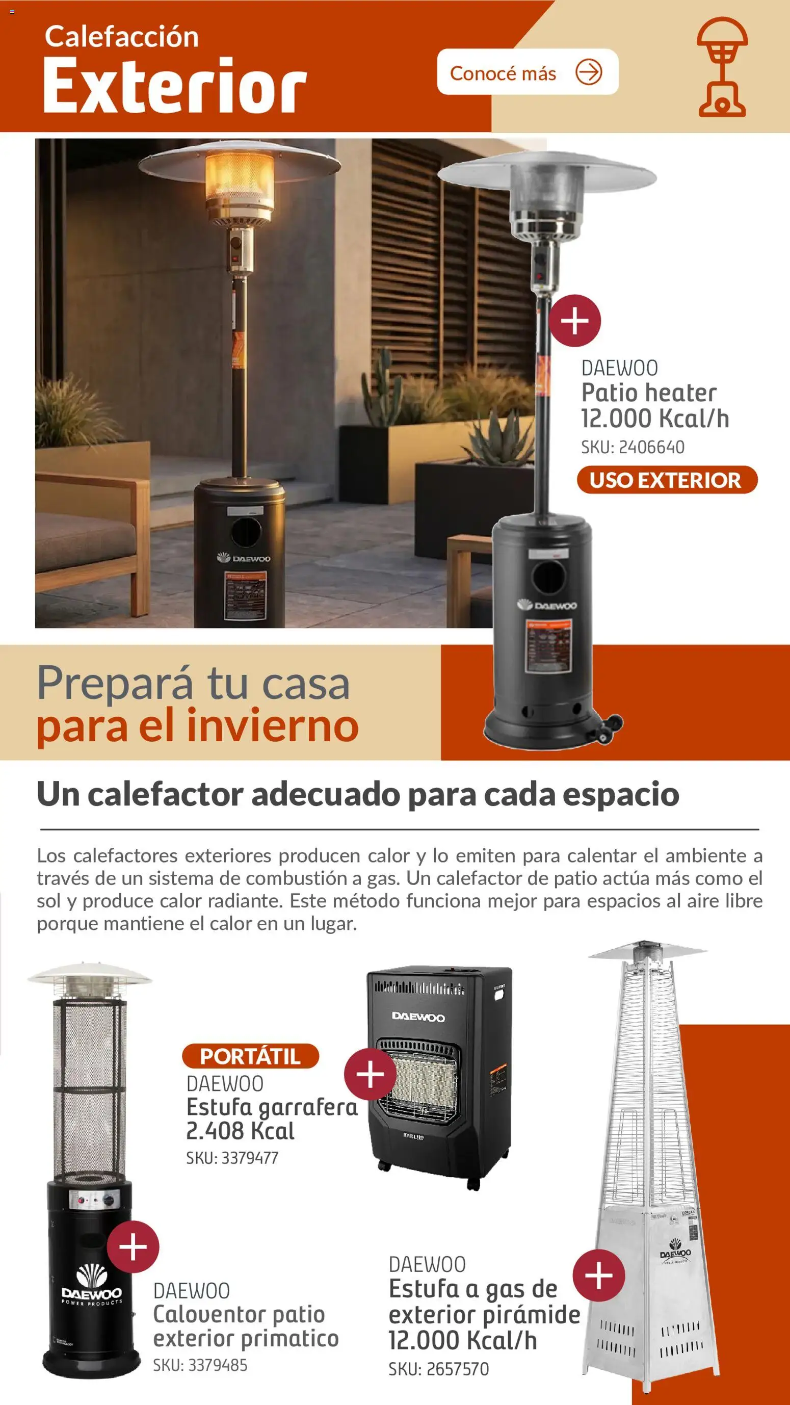 Sodimac catálogo clima │ válido desde el 08/07/2026 | Página: 11 | Productos: Calefactor