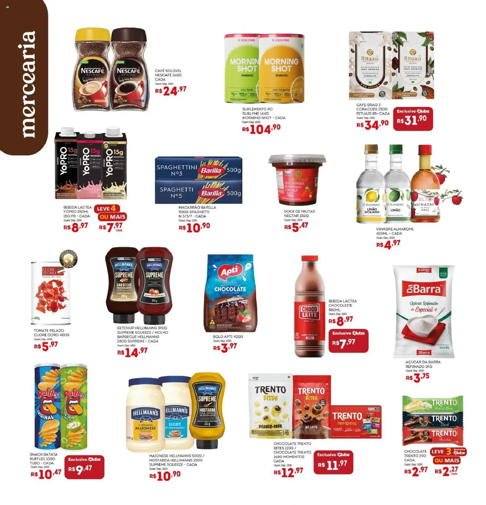 Bistek Supermercados Folheto - válido de 20.05.2026 | Página: 6 | Produtos: Macarrão, Bolo, Bebida, Café solúvel