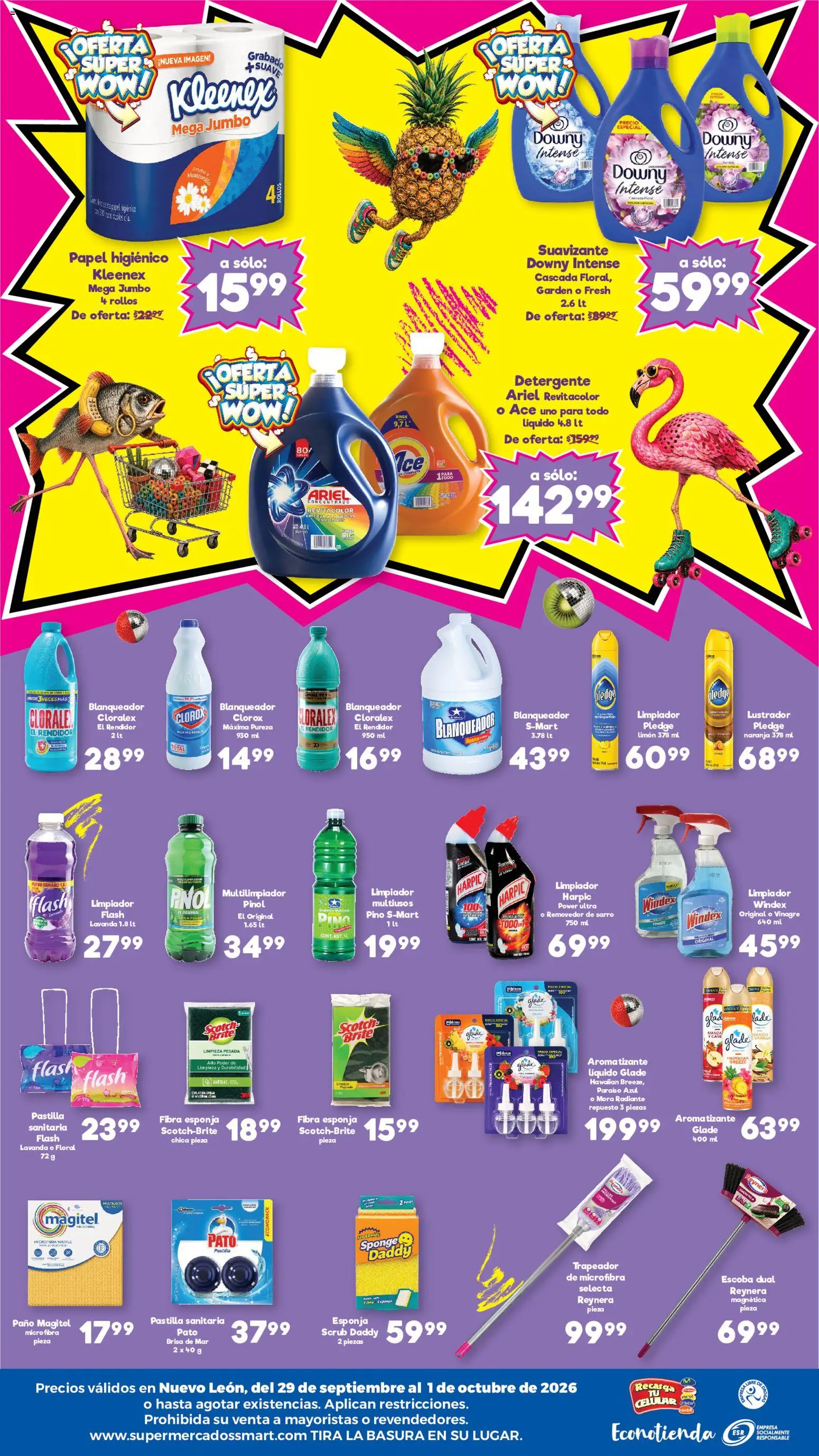 Nuevas ofertas de S-Mart válidas en toda la República Mexicana desde el 29/09/2026. ¡Encuentra las mejores ofertas en S-Mart folleto Ofertas de feria Monterrey! | Página: 2