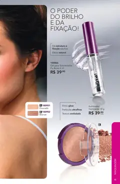 Jequiti - Revista 7/2026 - Pré-Visualização do folheto da loja Jequiti, válido de 12.05.2026 | Página: 45 | Produtos: Maquiagem, Iluminador