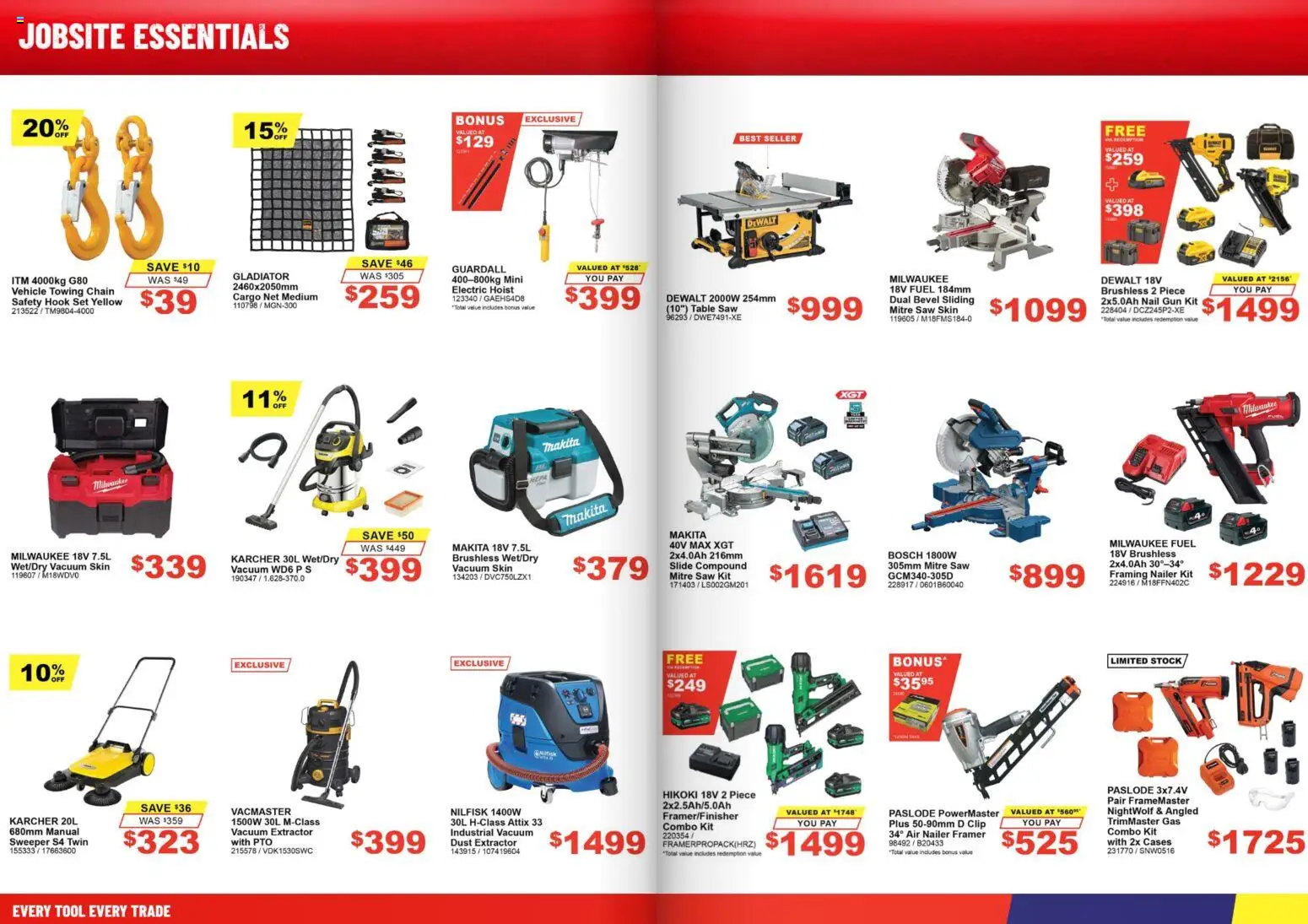 Total Tools catalogue - valid from 04/08/2026 | Page: 9