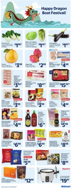 Preview of Walmart flyer - Happy Dragon Boat Festival! from shop Walmart valid from 28.05.2026 | Page: 2 | Products: Tea, Noodles, Chips, Cooker