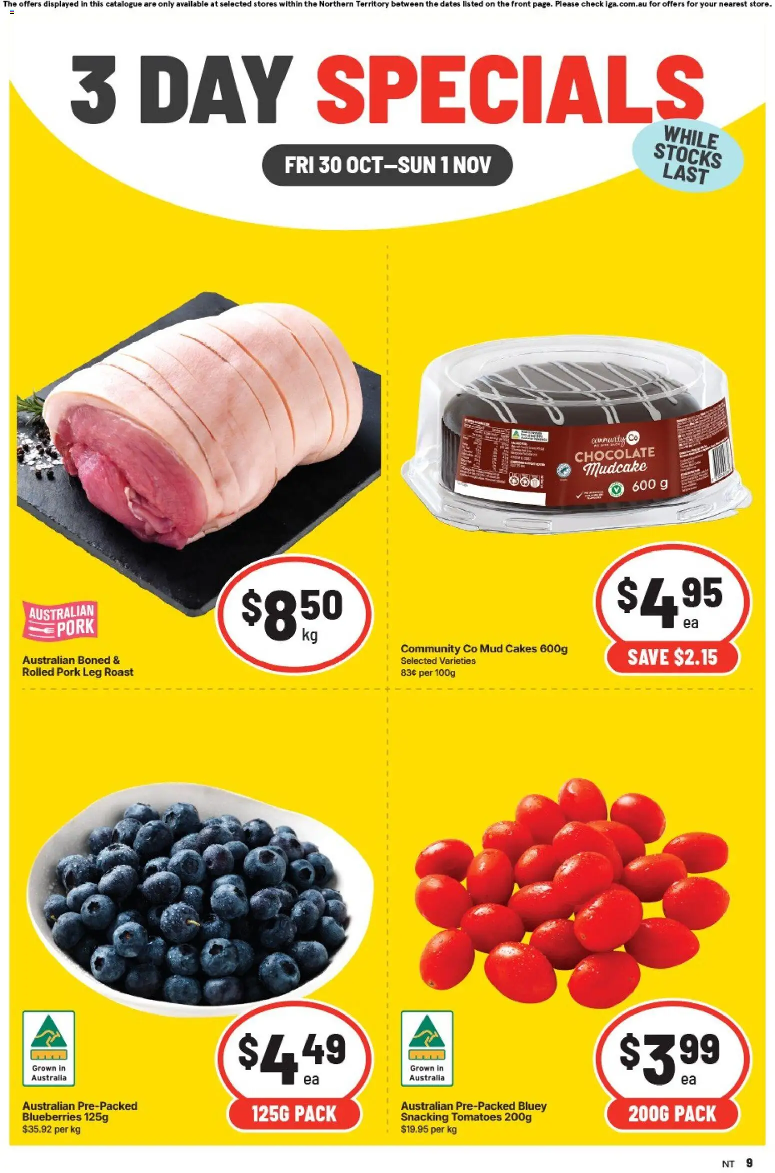 IGA catalogue - valid from 30/10/2026 | Page: 1