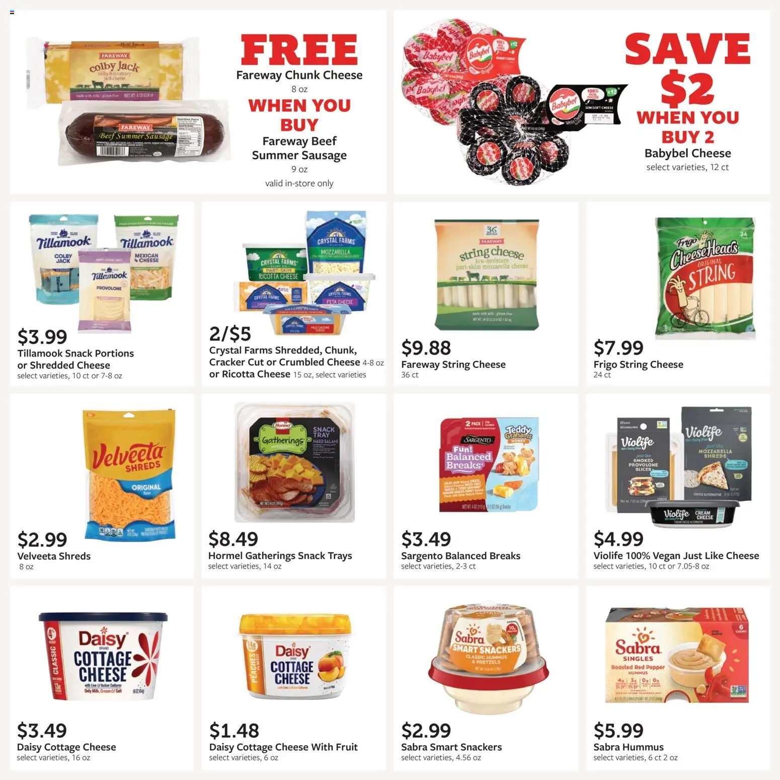 Fareway Monthly Ad - valid from 08/31/2026 | Page: 22 | Products: Cream cheese, Fruit, Pepper, Hummus