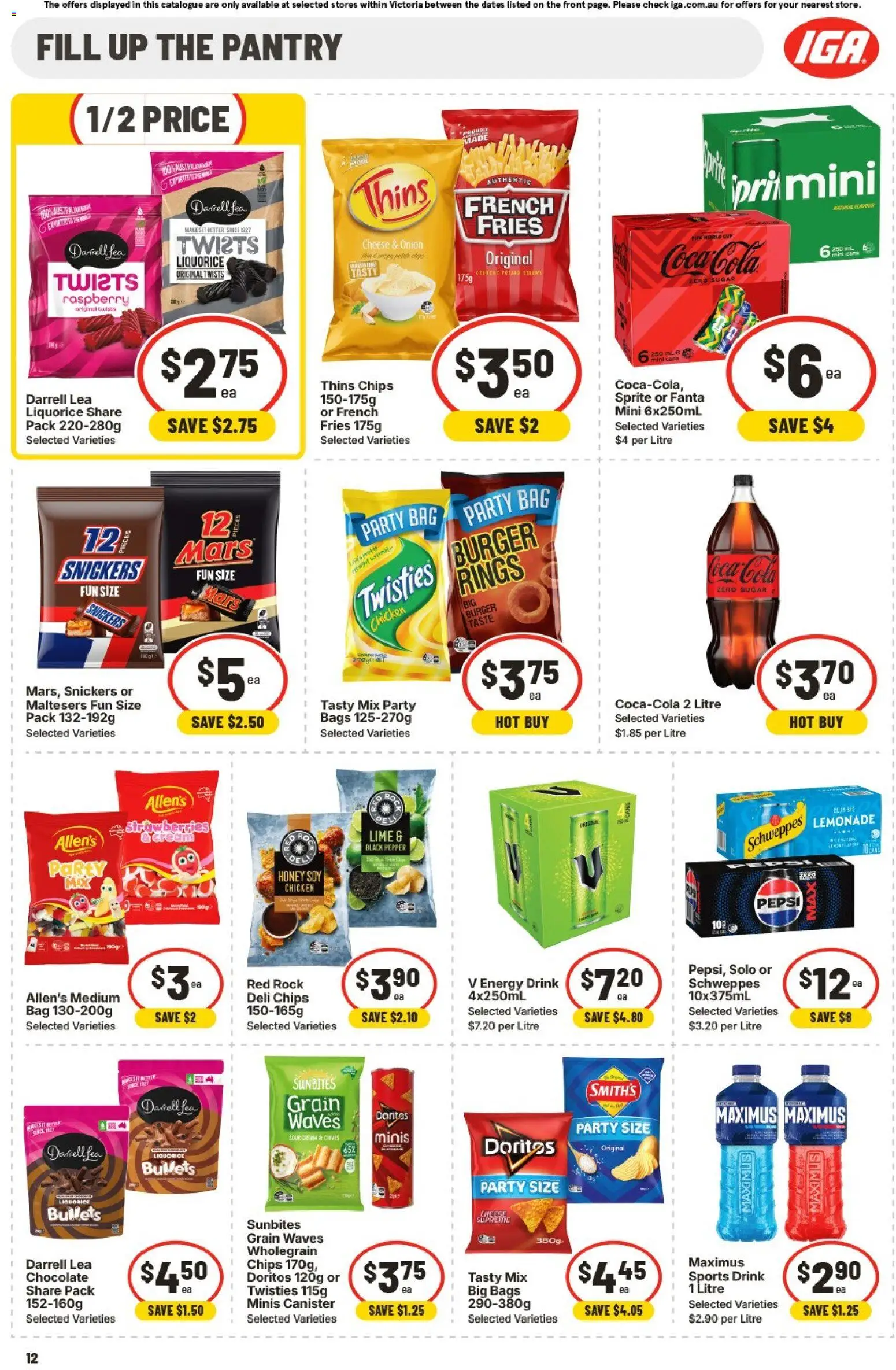 IGA catalogue - valid from 27/07/2026 | Page: 18 | Products: Cheese, Chips, Pepper, Bag