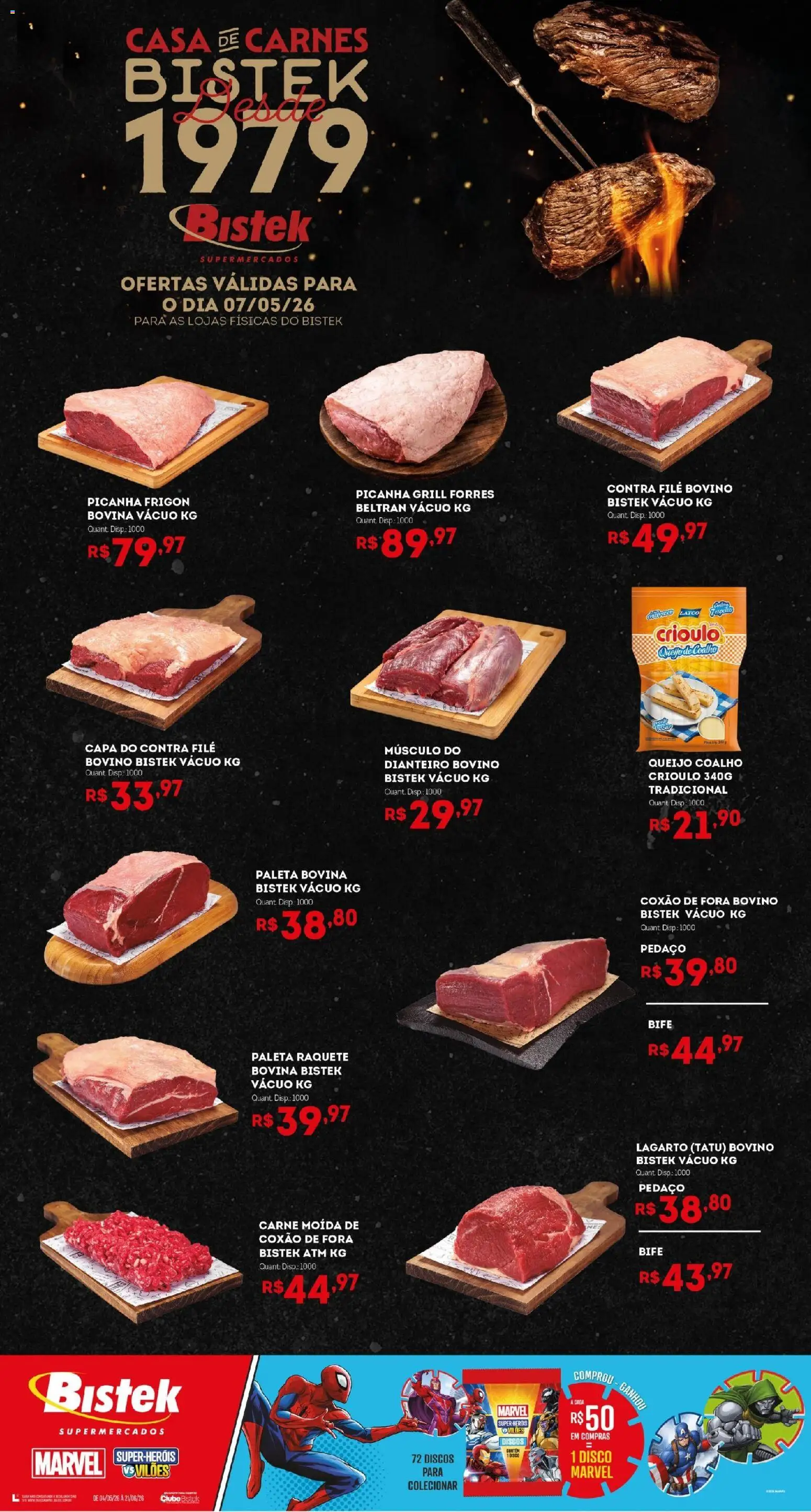 Bistek Supermercados Folheto - válido de 07.05.2026 | Página: 1