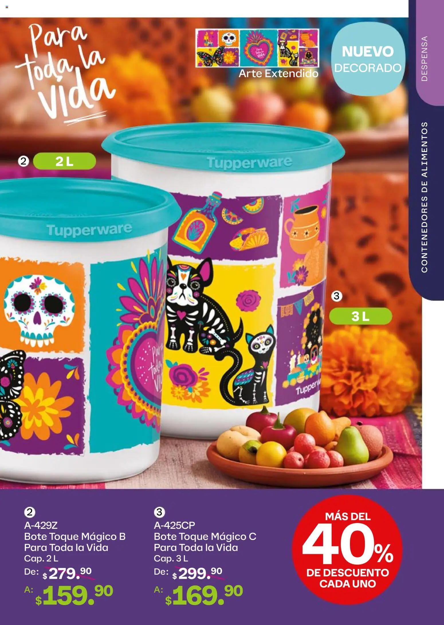 Nuevas ofertas de Tupperware válidas en toda la República Mexicana desde el 05/10/2026. ¡Encuentra las mejores ofertas en Tupperware catálogo! | Página: 39
