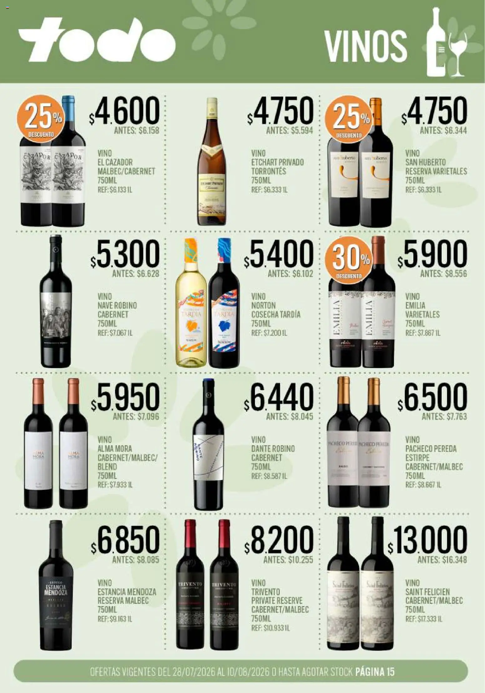 Supermercados TODO Ofertas │ válido desde el 28/07/2026 | Página: 15