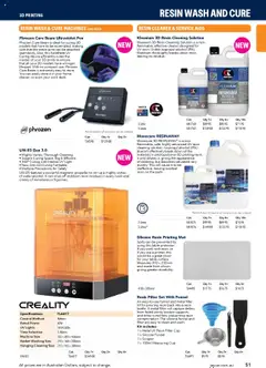 Preview of Jaycar Engineering & Scientific Catalogue 2025/2026  - valid from 09.07.2025 | Page: 51 | Products: Table, Basket, Light, Cleaner