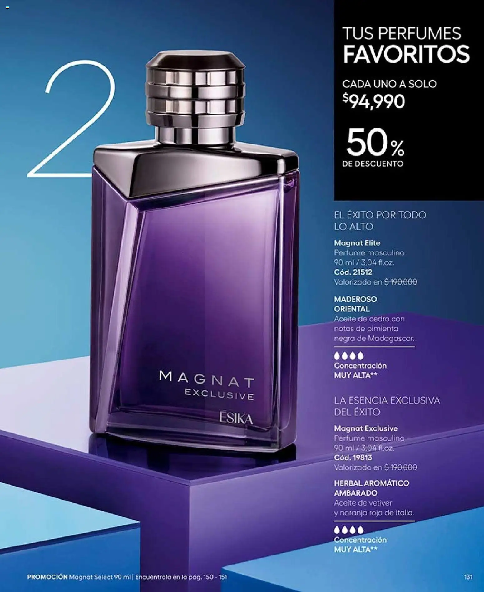 Ésika revista - valida desde el 07/09/2026 | Página: 133 | Productos: Pimienta, Perfumes, Perfume, Aceite