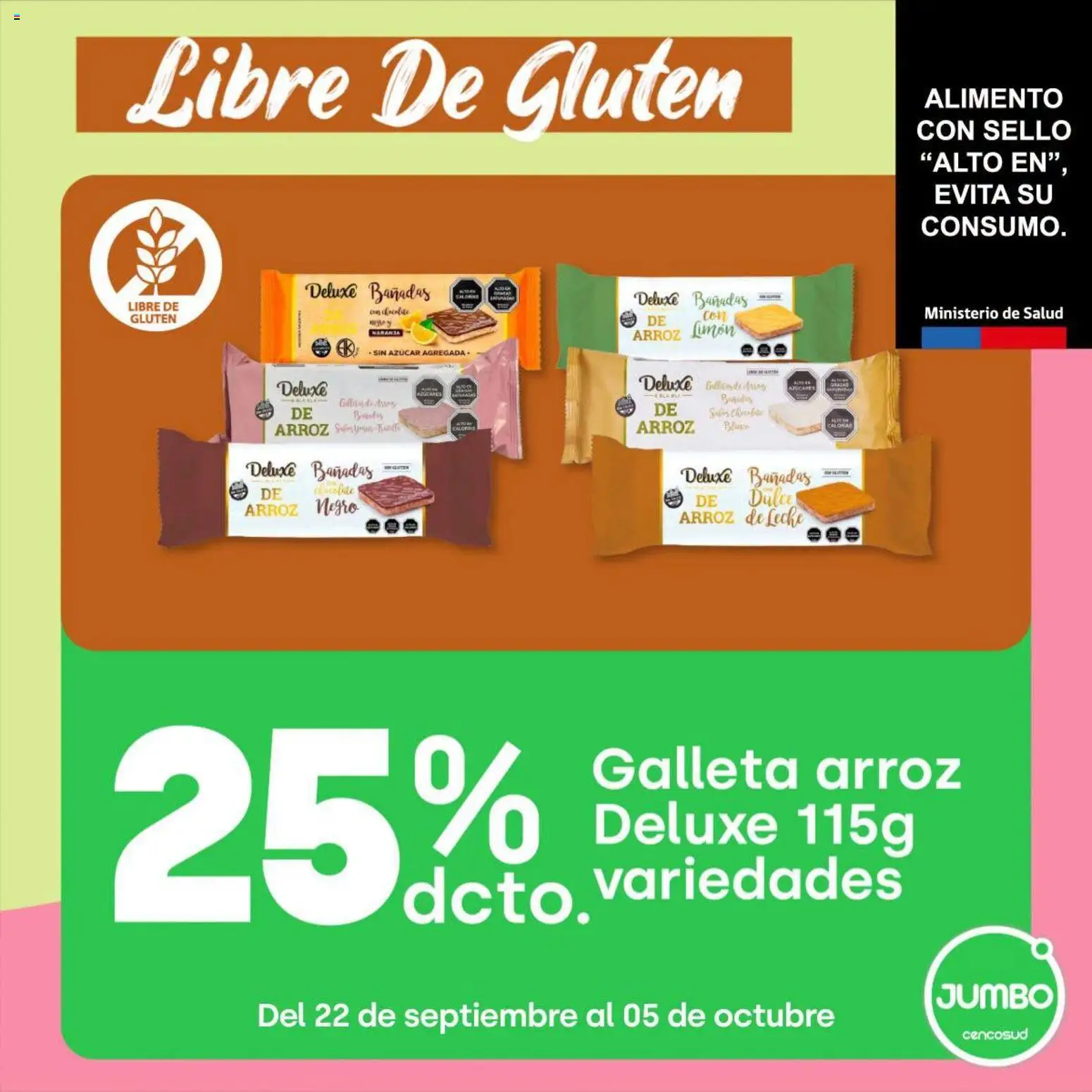 Jumbo Ofertas Bio de Jumbo │ válido desde el 25.09.2026 | Página: 3 | Productos: Limón, Leche, Chocolate, Azucar