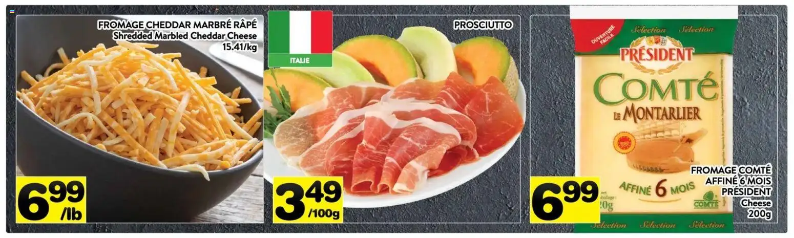 Pa Supermarché flyer valid from Aug 10, 2026 | Page: 8 | Products: Cheddar, Prosciutto, Cheese