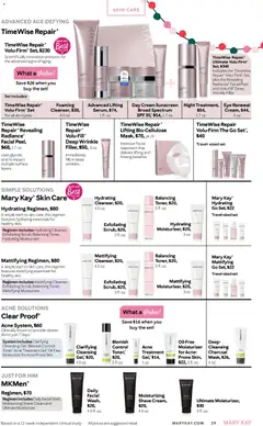Preview of Mary Kay weekly ads valid from 09/16/2026 | Page: 29 | Products: Charcoal, Sunscreen, Cream, Toner