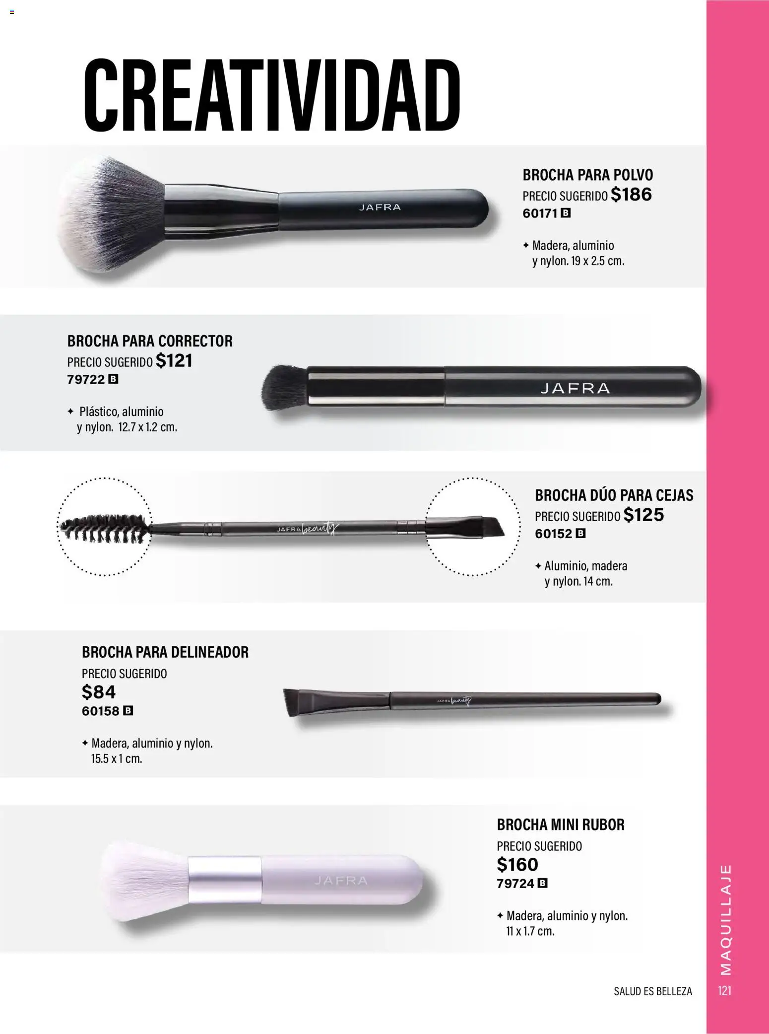 Nuevas ofertas de JAFRA válidas en toda la República Mexicana desde el 01/07/2026. ¡Encuentra las mejores ofertas en JAFRA catálogo Organizador de Ventas! | Página: 121 | Productos: Maquillaje