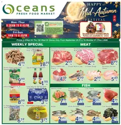 Preview of Oceans weekly flyer / circulaire from shop Oceans valid from Sep 25, 2026