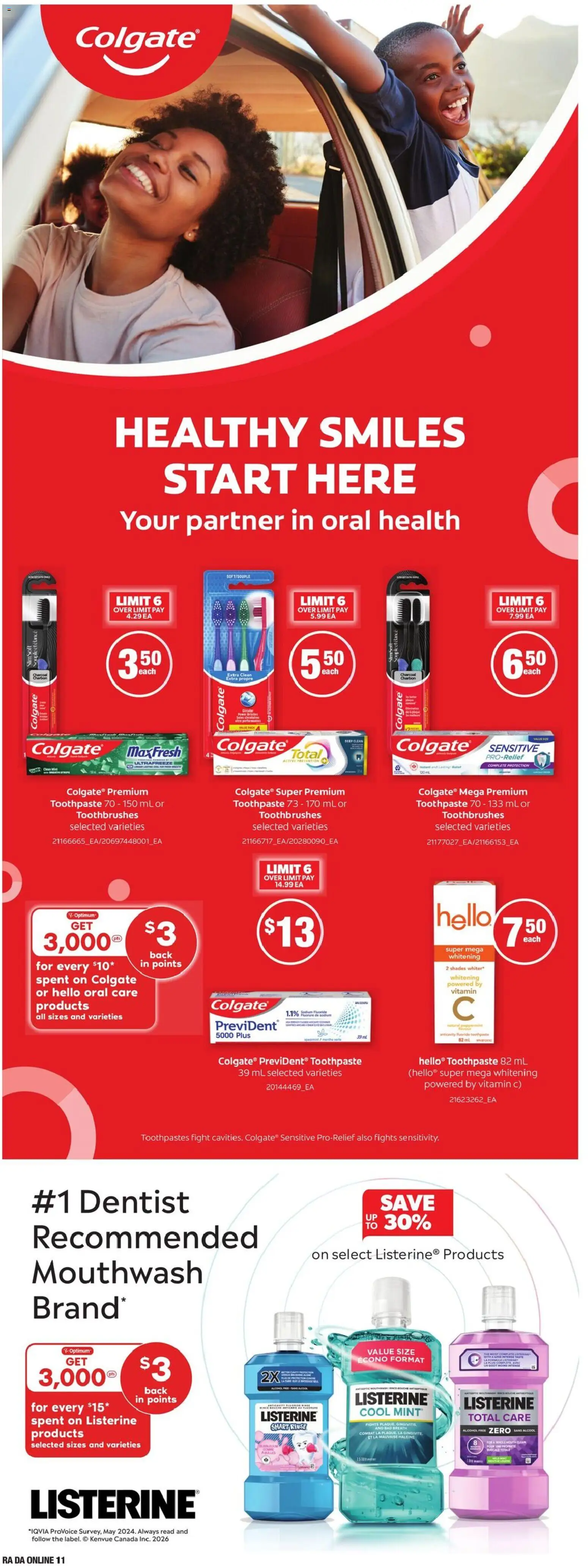 Atlantic Superstore flyer valid from 09.04.2026 | Page: 31 | Products: Toothpaste, Mouthwash