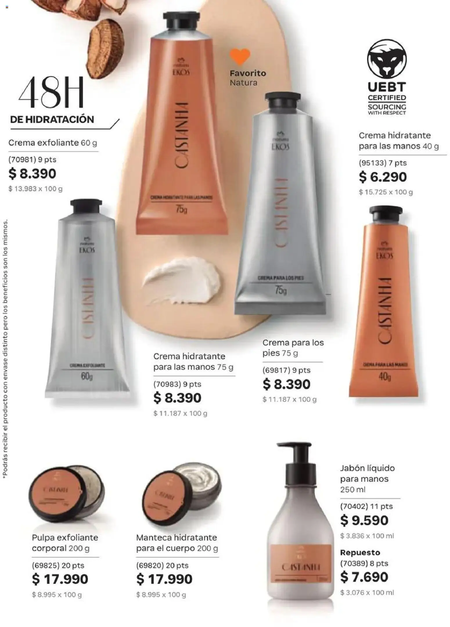Natura catálogo │ válido desde el 31.08.2026 | Página: 146 | Productos: Jabón, Manteca, Jabón líquido, Crema