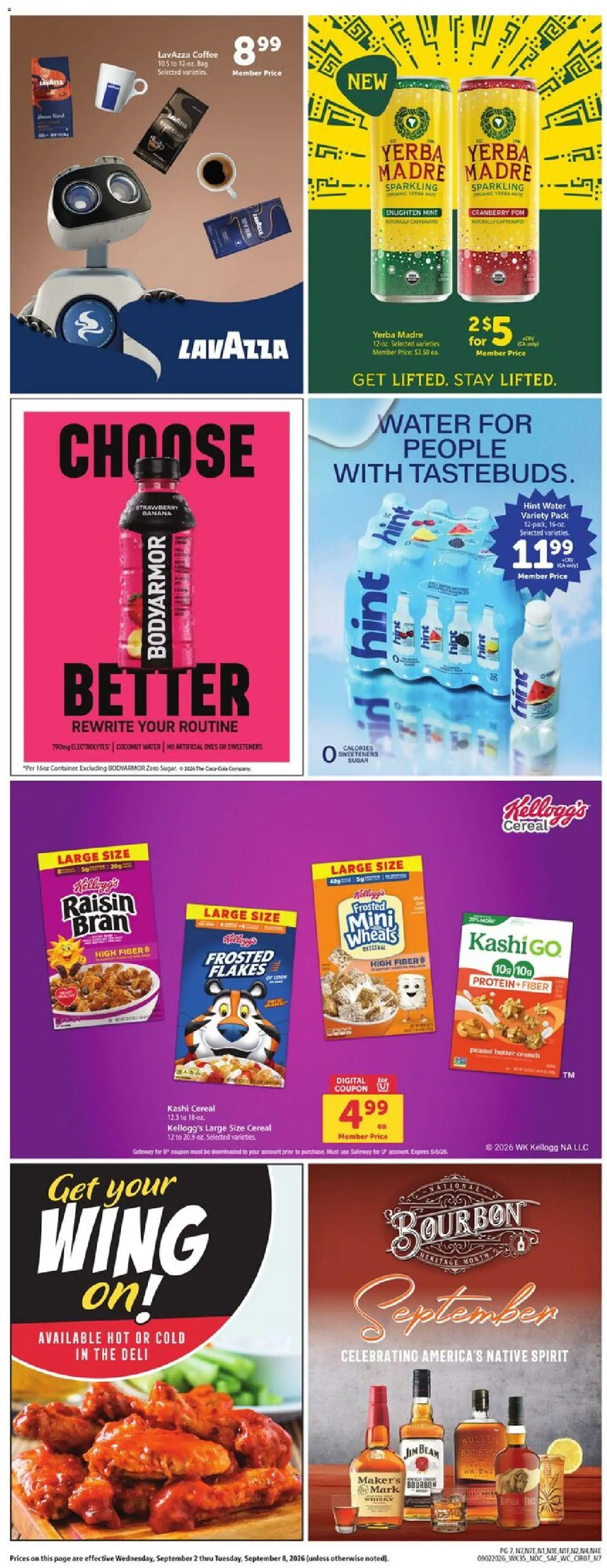 Safeway Weekly Ad - valid from 09/02/2026 | Page: 7 | Products: Wc, Coffee, Sweeteners, Flakes