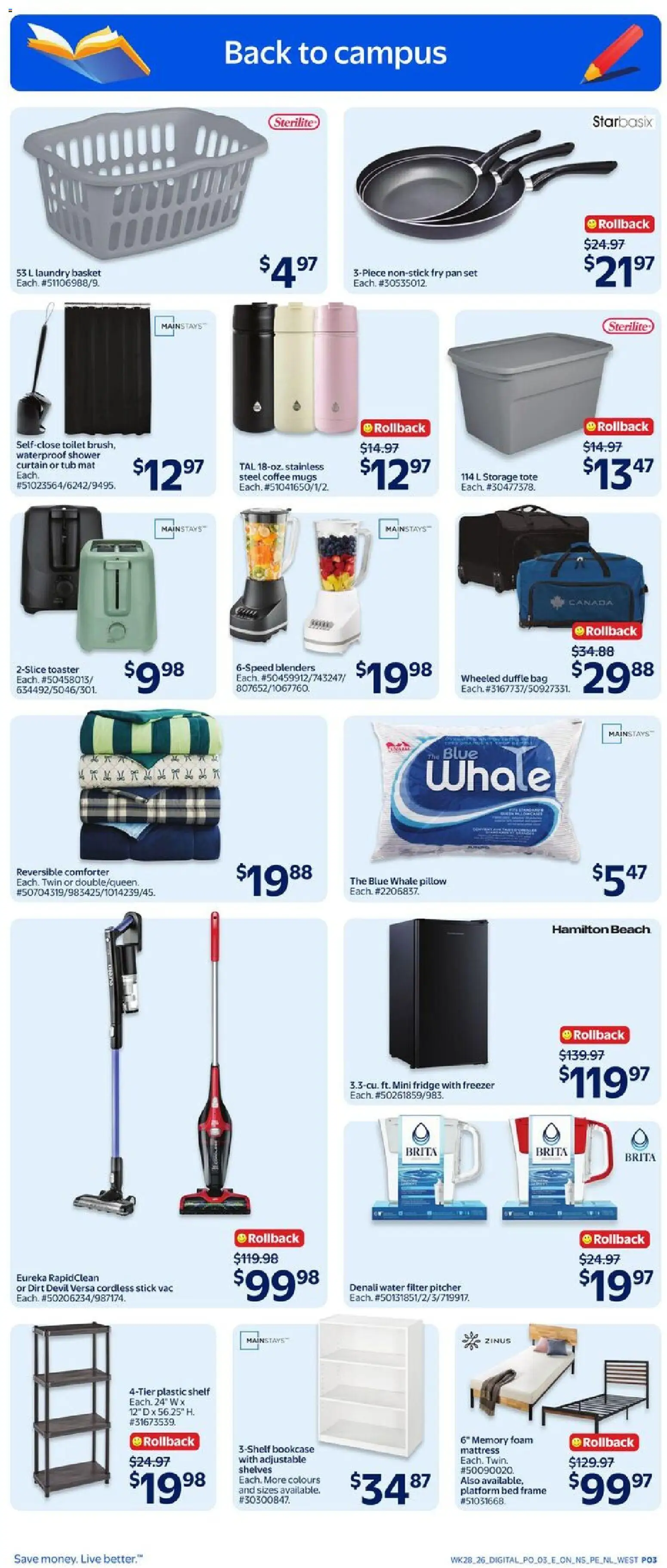 Walmart flyer valid from Aug 6, 2026 | Page: 8