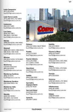 Vista previa de Costco Revista Junio 2026, nuevo folleto de la tienda, válido en México a partir del 01.06.2026 | Página: 127 | Productos: Mesa, Satélite