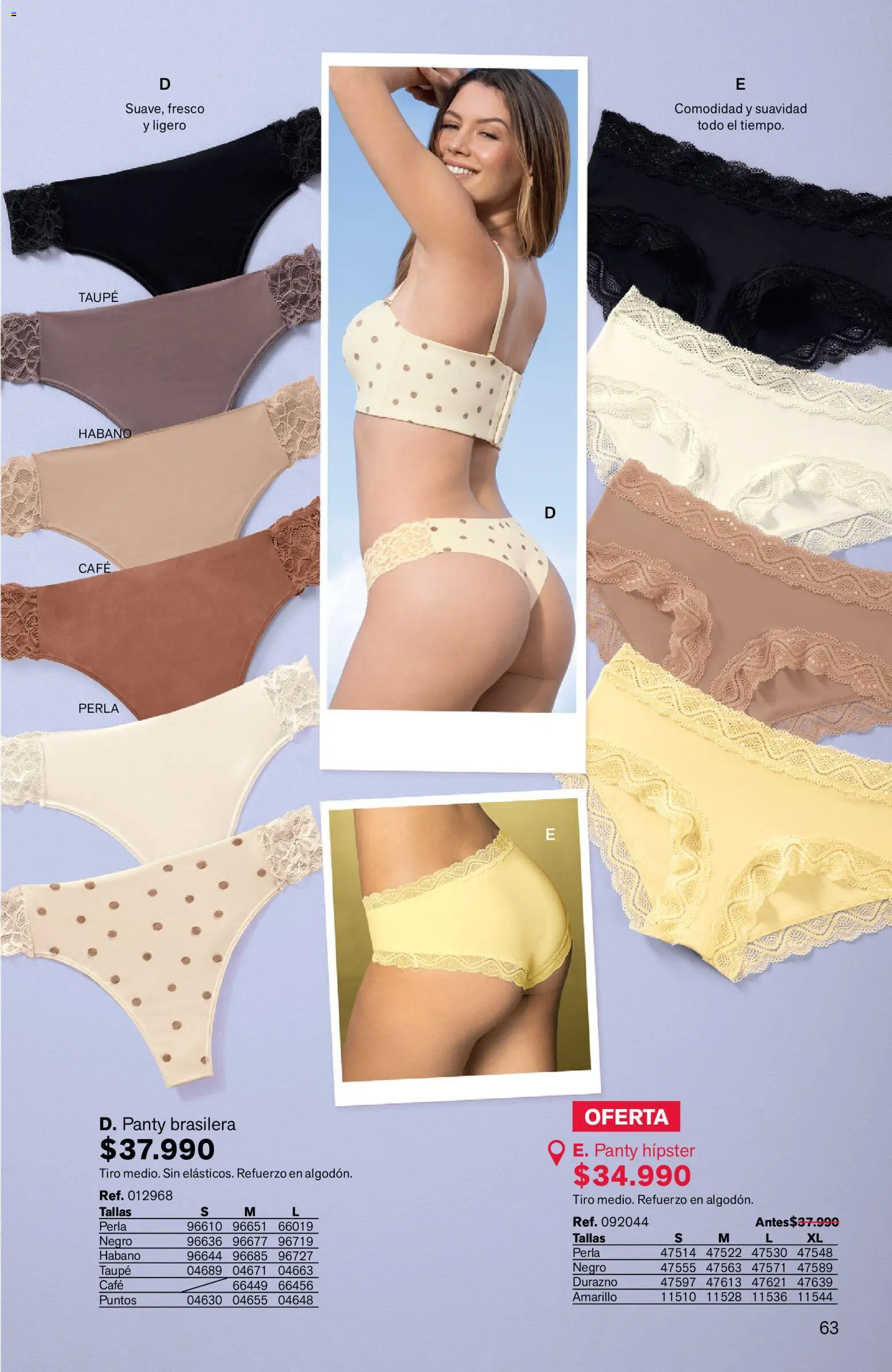 Leonisa revista - valida desde el 24/08/2026 | Página: 63 | Productos: Durazno, Café
