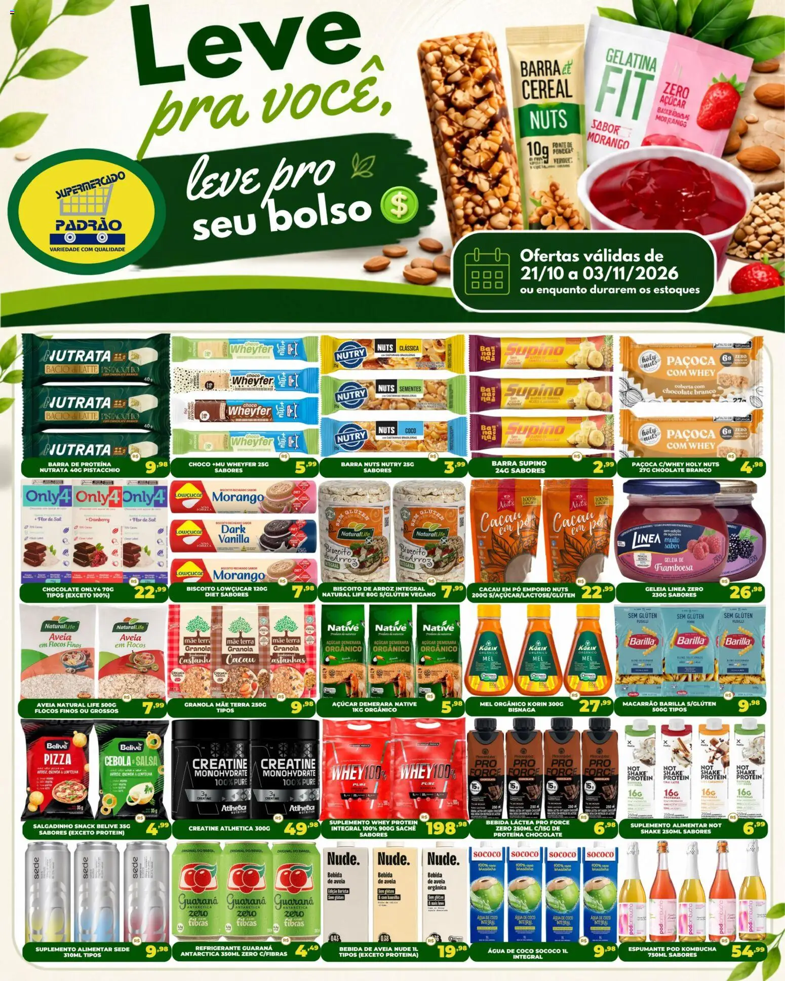 Supermercado Padrão Folheto - válido de 21/10/2026 | Página: 1